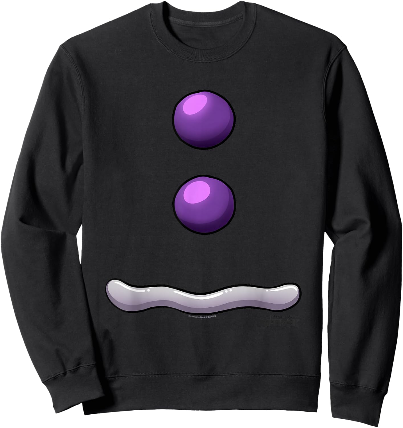 Shrek Halloween Gingy Iconic Big Chest Costume Sweatshirt - Sweatshirt | Black