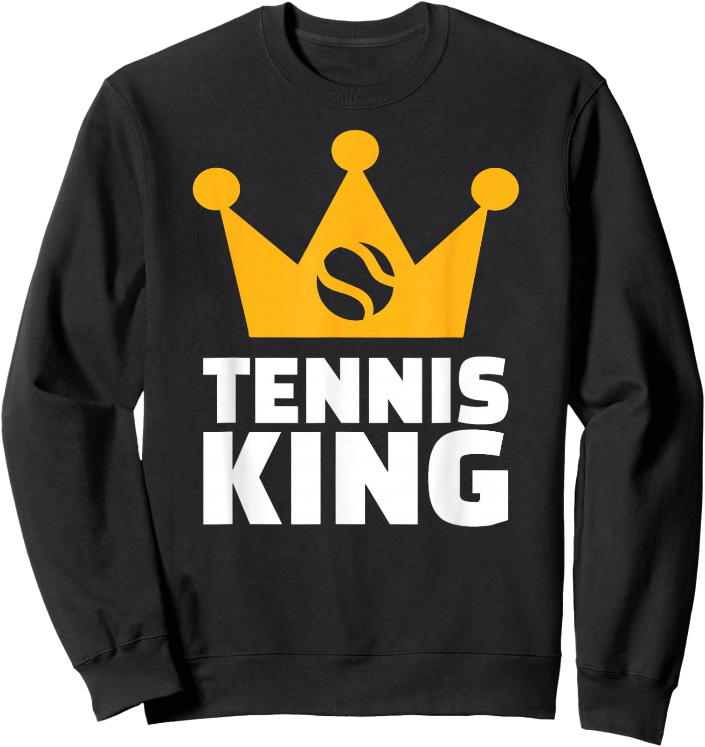 Tennis king Sweatshirt - Sweatshirt | Black