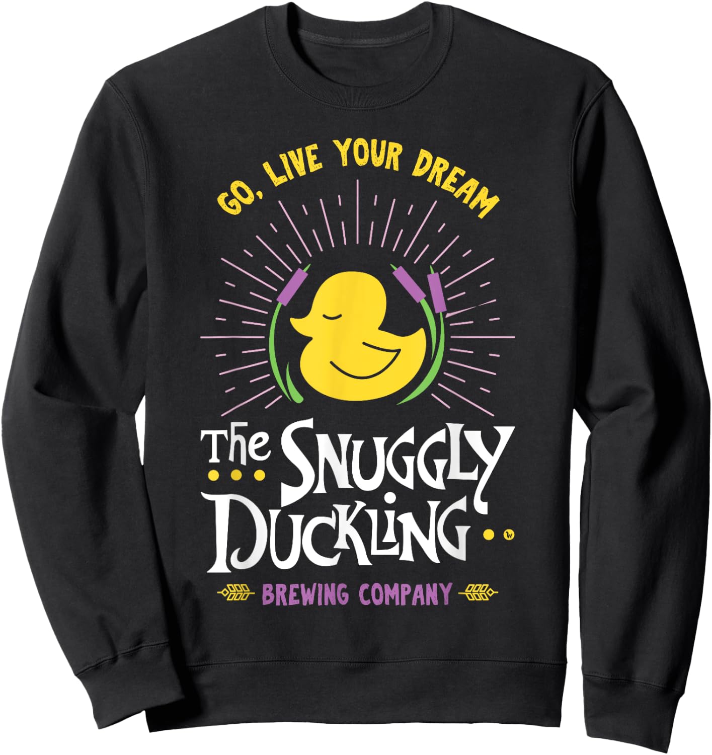 The Snuggly Duckling Brewing Company & Women Sweatshirt - Sweatshirt | Black