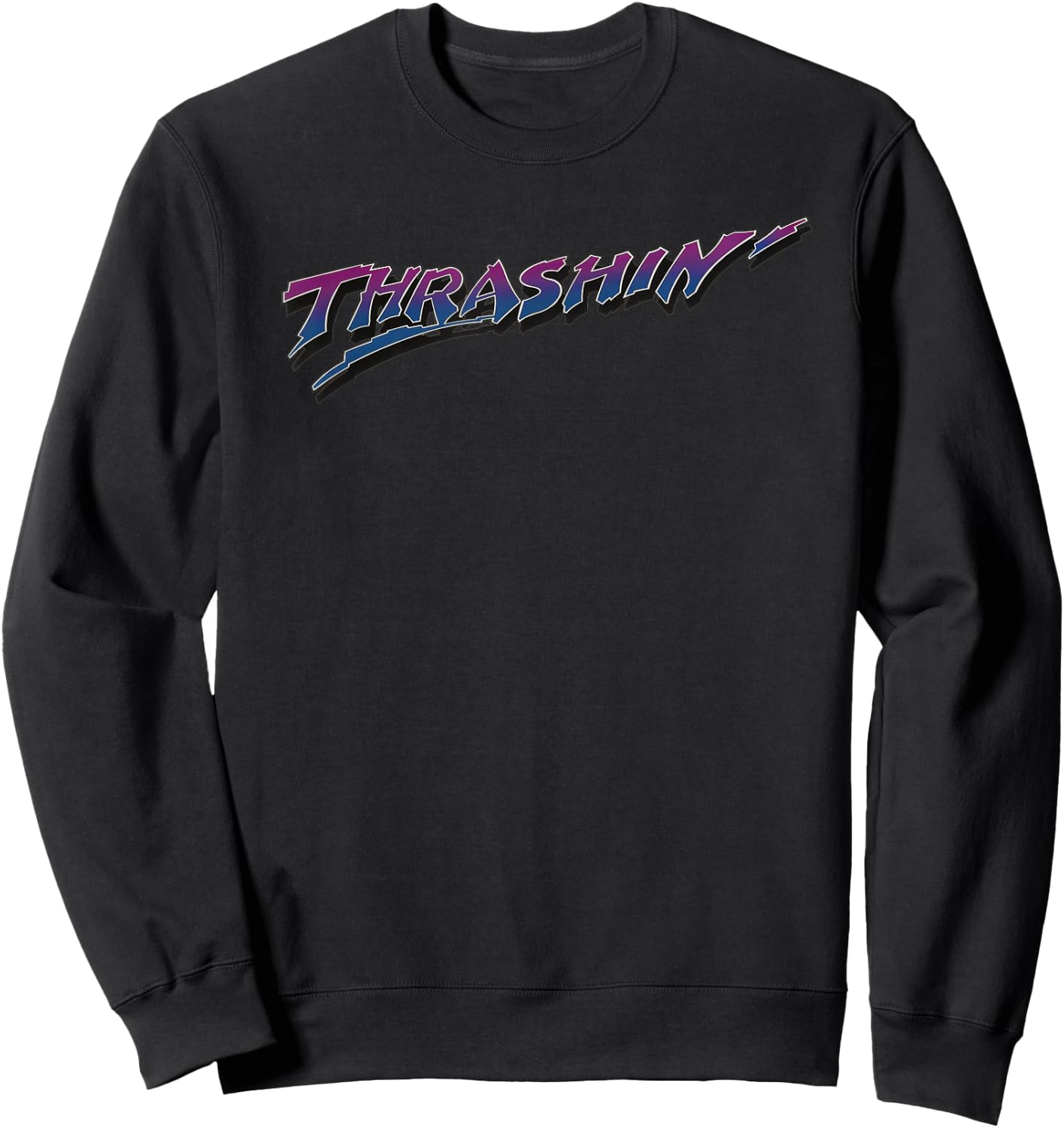 Thrashin' Skateboarding Sweatshirt - Sweatshirt | Black