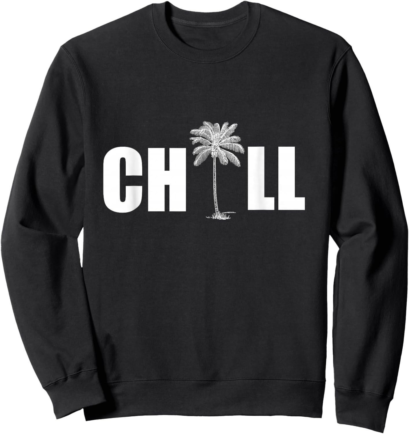 Palm Tree Sweatshirt - Sweatshirt | Black