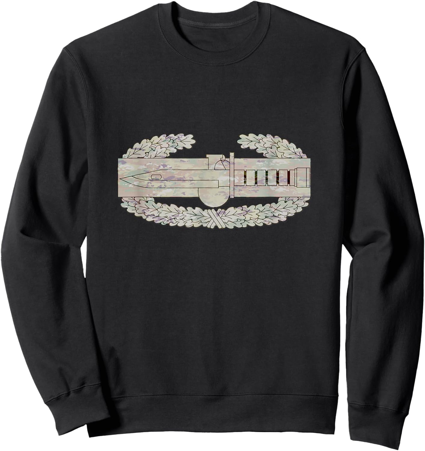 Combat Action Badge Sweatshirt - Sweatshirt | Black