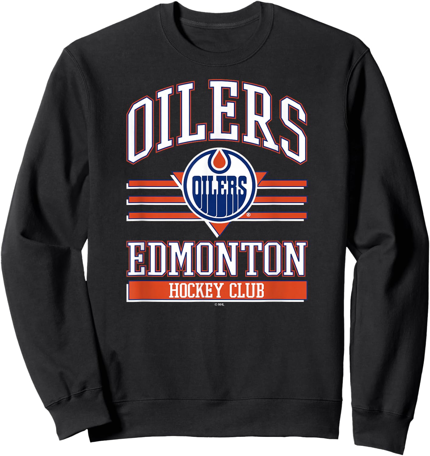 Edmonton Oilers Hockey Club Officially Licensed Sweatshirt - Sweatshirt | Black