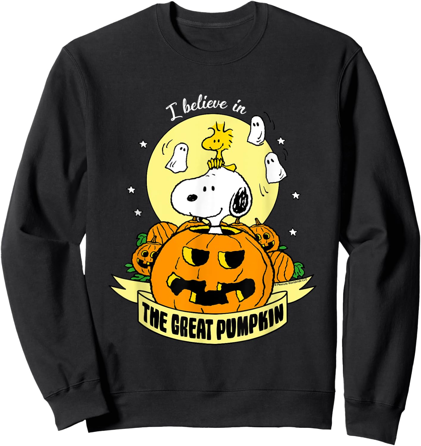 Peanuts Halloween The Great Pumpkin Sweatshirt - Sweatshirt | Black