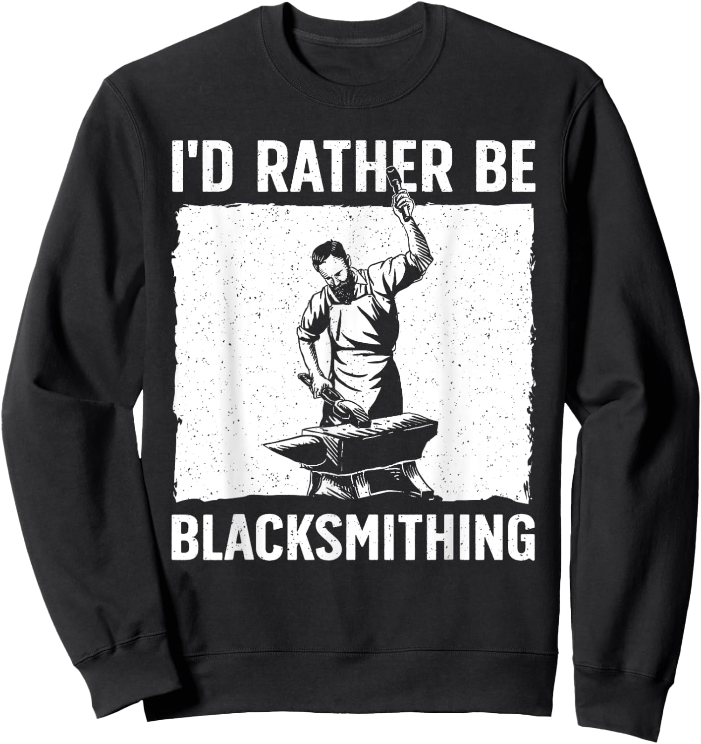 Cool Blacksmith Design Women Blacksmithing Forging Sweatshirt - Sweatshirt | Black