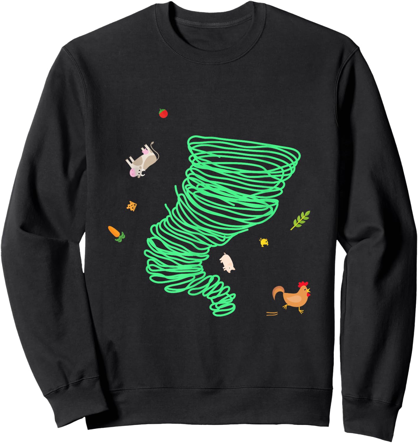 Tornado, Weather, Twister, Hurricane Sweatshirt - Sweatshirt | Black