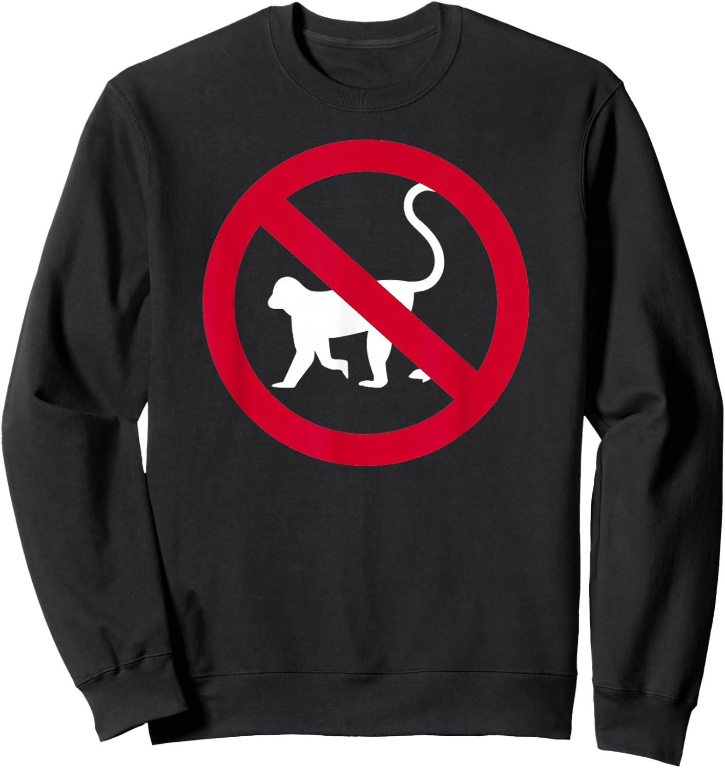 No monkeys Sweatshirt - Sweatshirt | Black