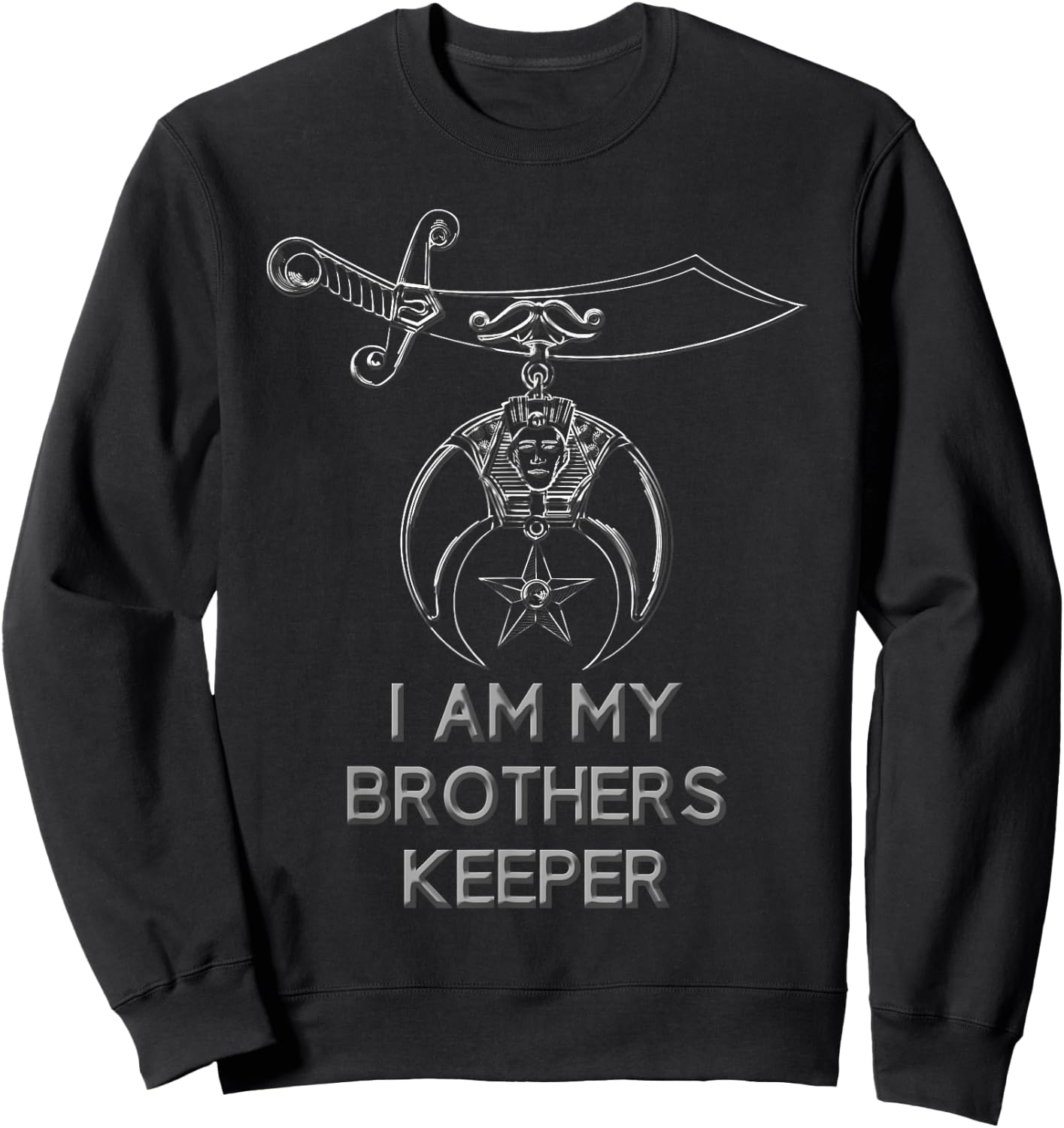 I Am My Brothers Keeper Mason Shriner Sweatshirt - Sweatshirt | Black