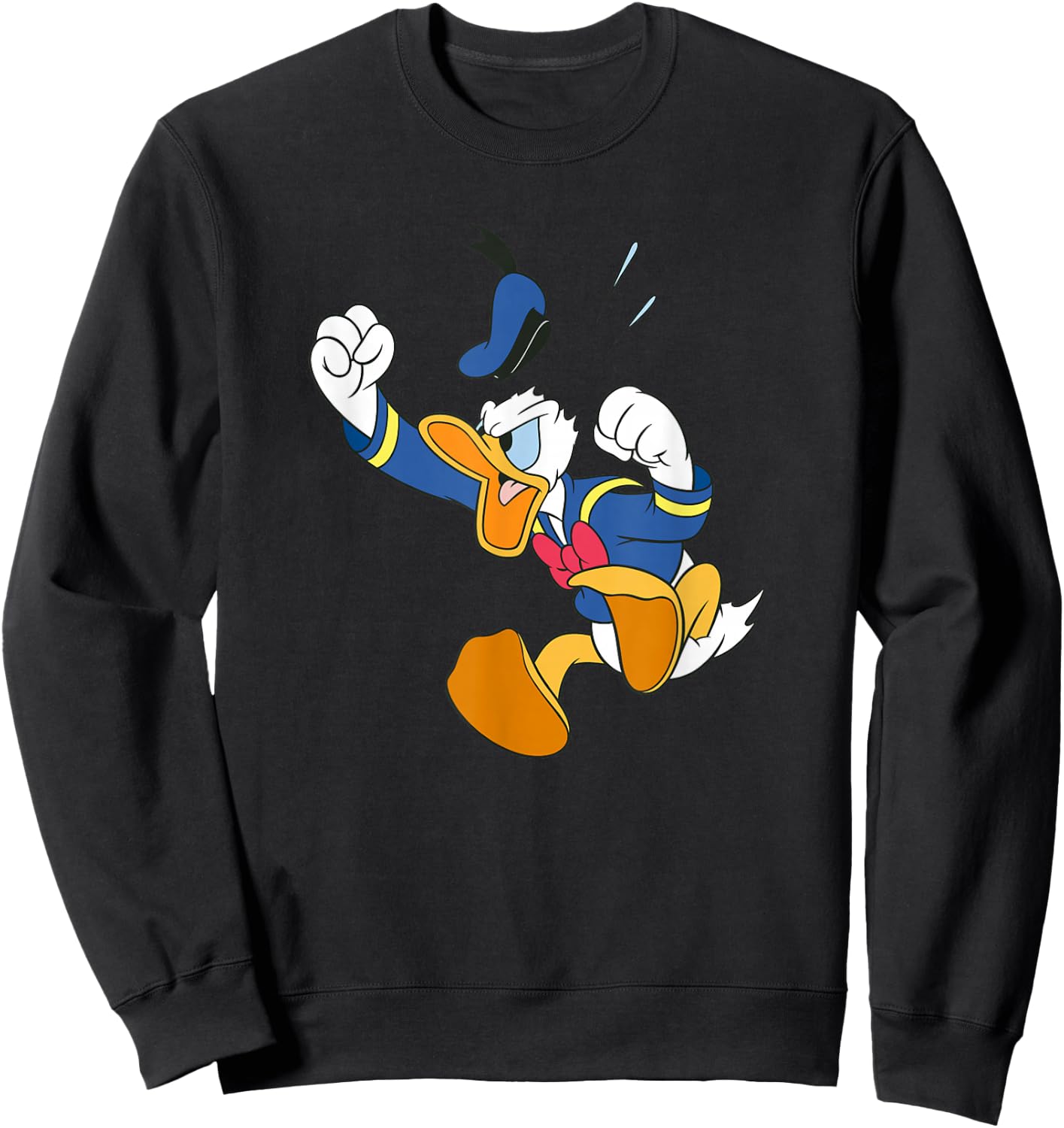 Disney Donald Duck Fit of Anger Sweatshirt - Sweatshirt | Black