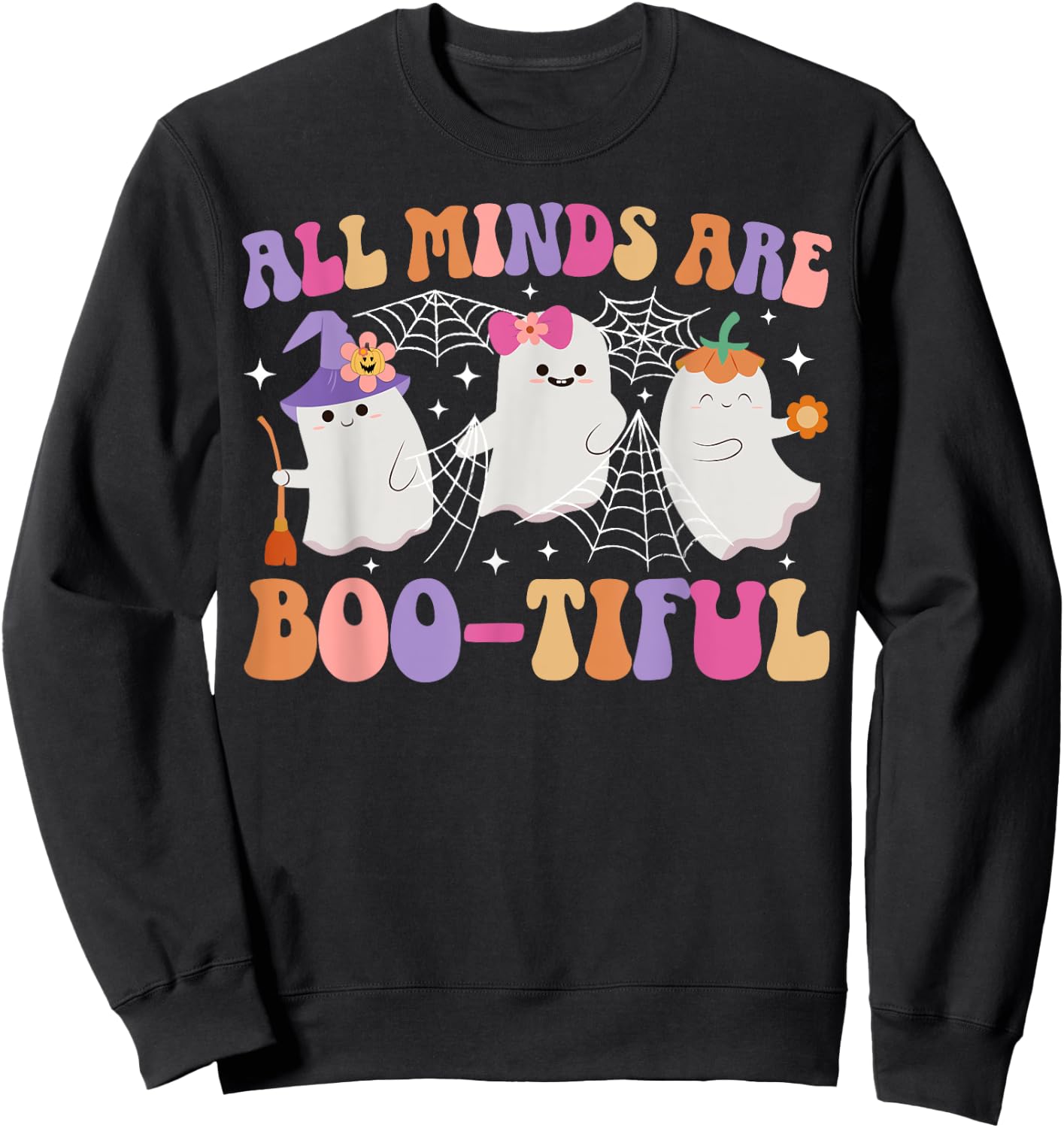 Spooky SPED Teacher Halloween Special Education Teacher Sweatshirt - Sweatshirt | Black