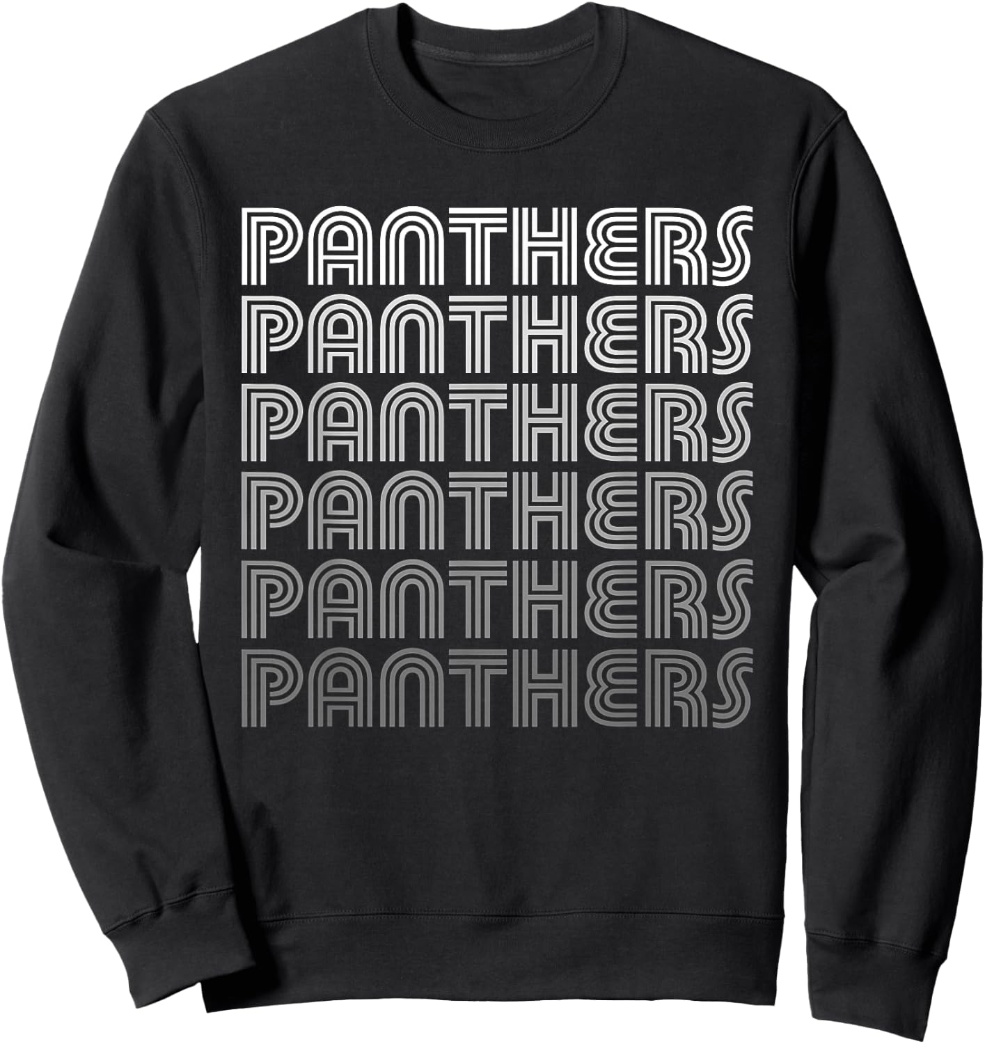 Vintage Panthers Sweatshirt - Sweatshirt | Black