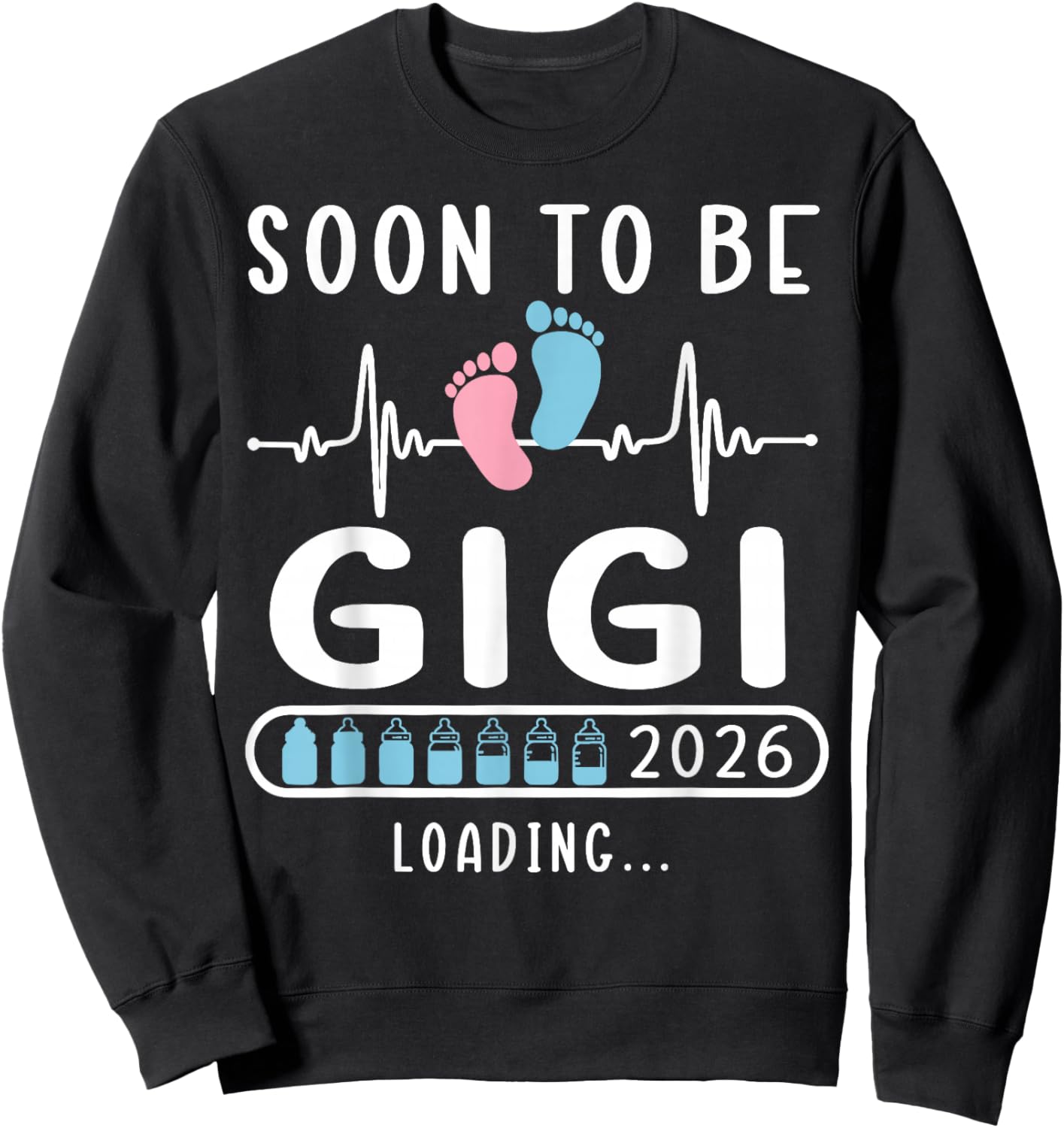 Soon to Be Gigi 2026 Loading Promoted to Gigi Sweatshirt - Sweatshirt | Black