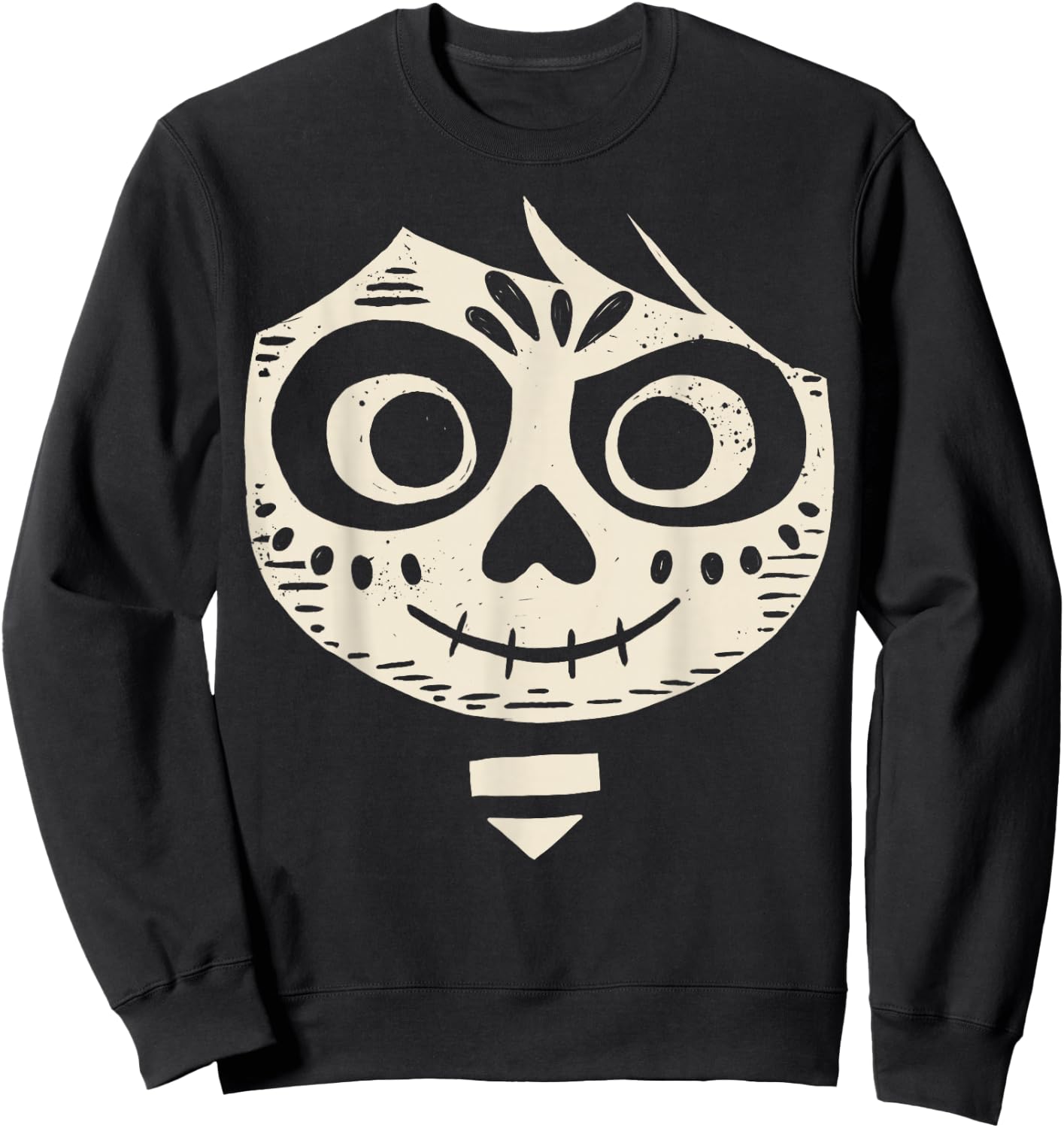 Disney Pixar Coco Halloween Miguel Big Face Portrait Sweatshirt - Sweatshirt | Black