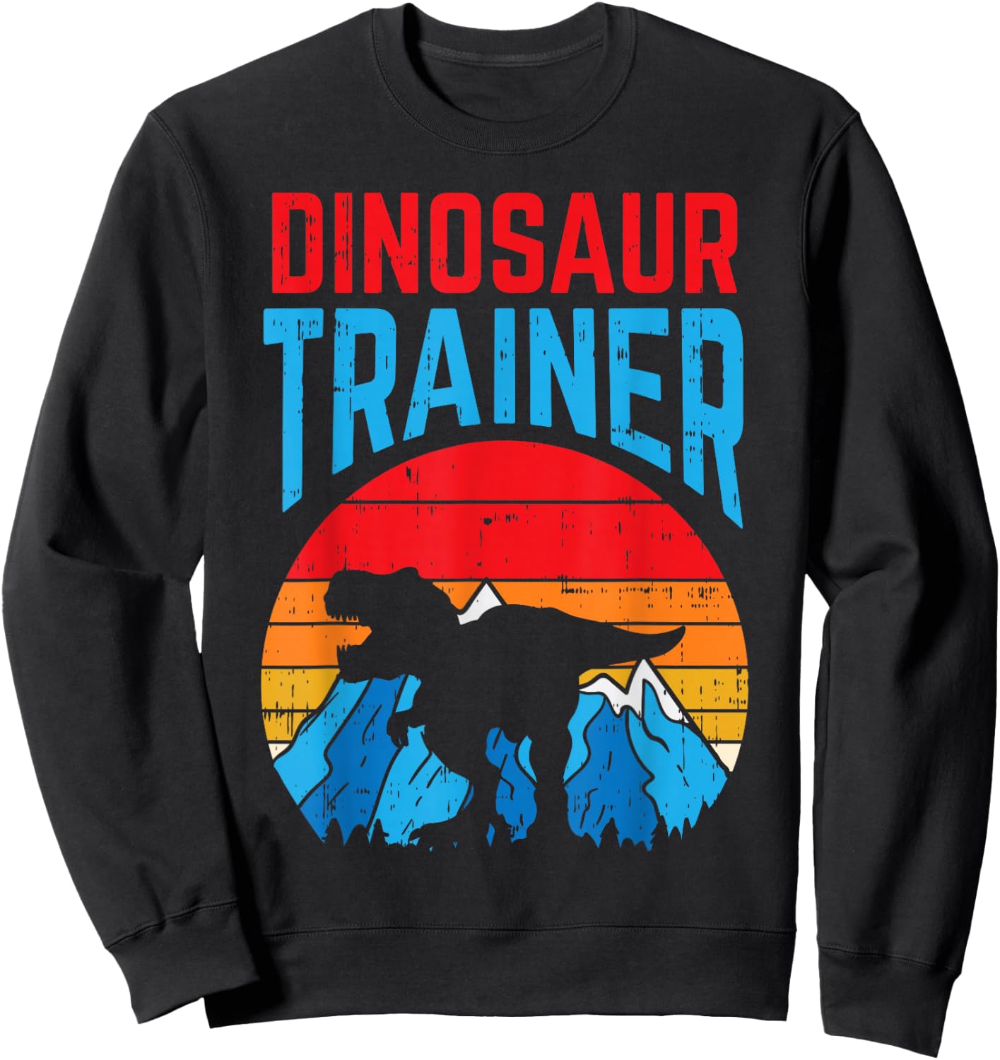 Dinosaur Trainer T-Rex Funny Easy Halloween Costume Boys Sweatshirt - Sweatshirt | Black