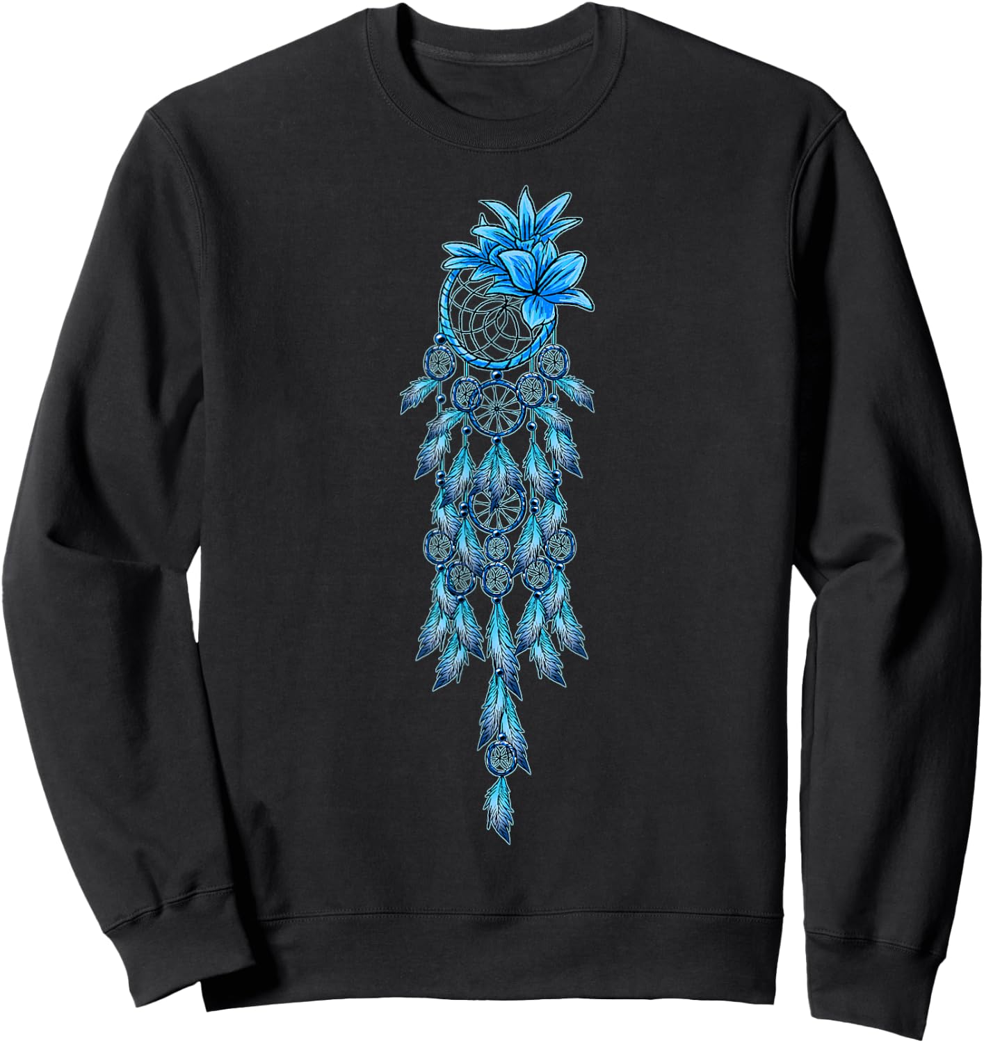 Natives American & Gifts Dream Catcher Indian American | Dreamcatcher Sweatshirt - Sweatshirt | Black