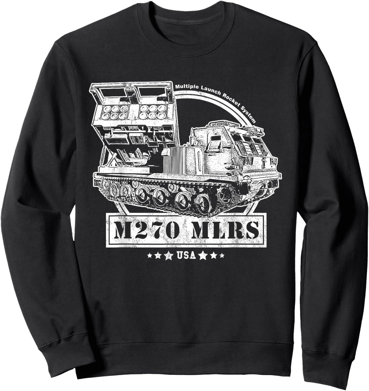 M270 Multiple Launch Rocket System Sweatshirt - Sweatshirt | Black
