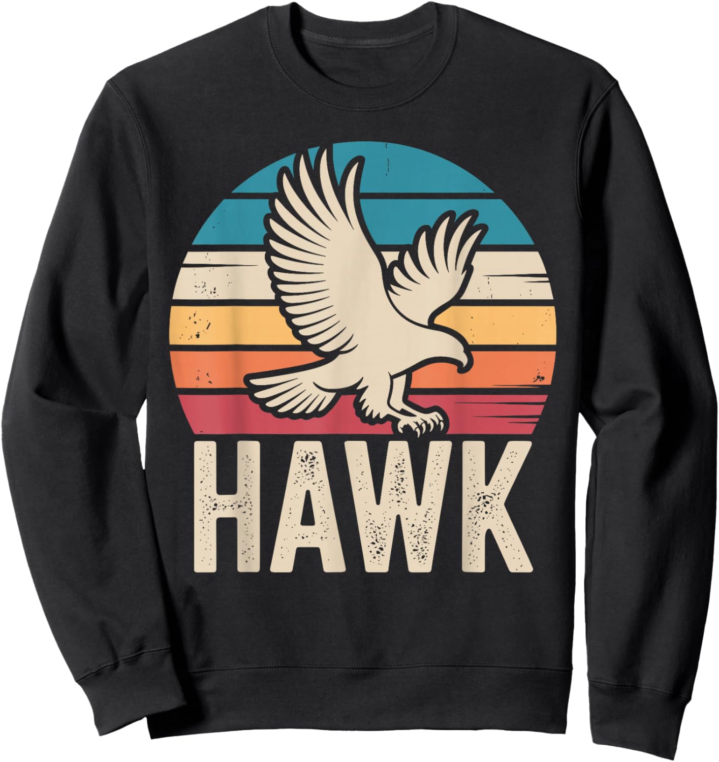 Falconry Art Women Kids Hawk Bird Lover Falconer Sweatshirt - Sweatshirt | Black