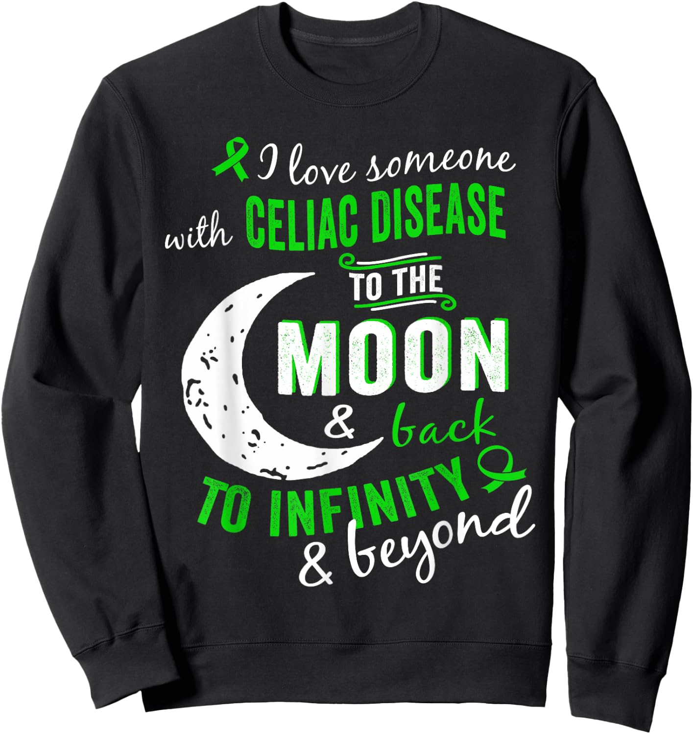 Celiac Disease Shirt - Celiac Disease Awareness Shirt Sweatshirt - Sweatshirt | Black