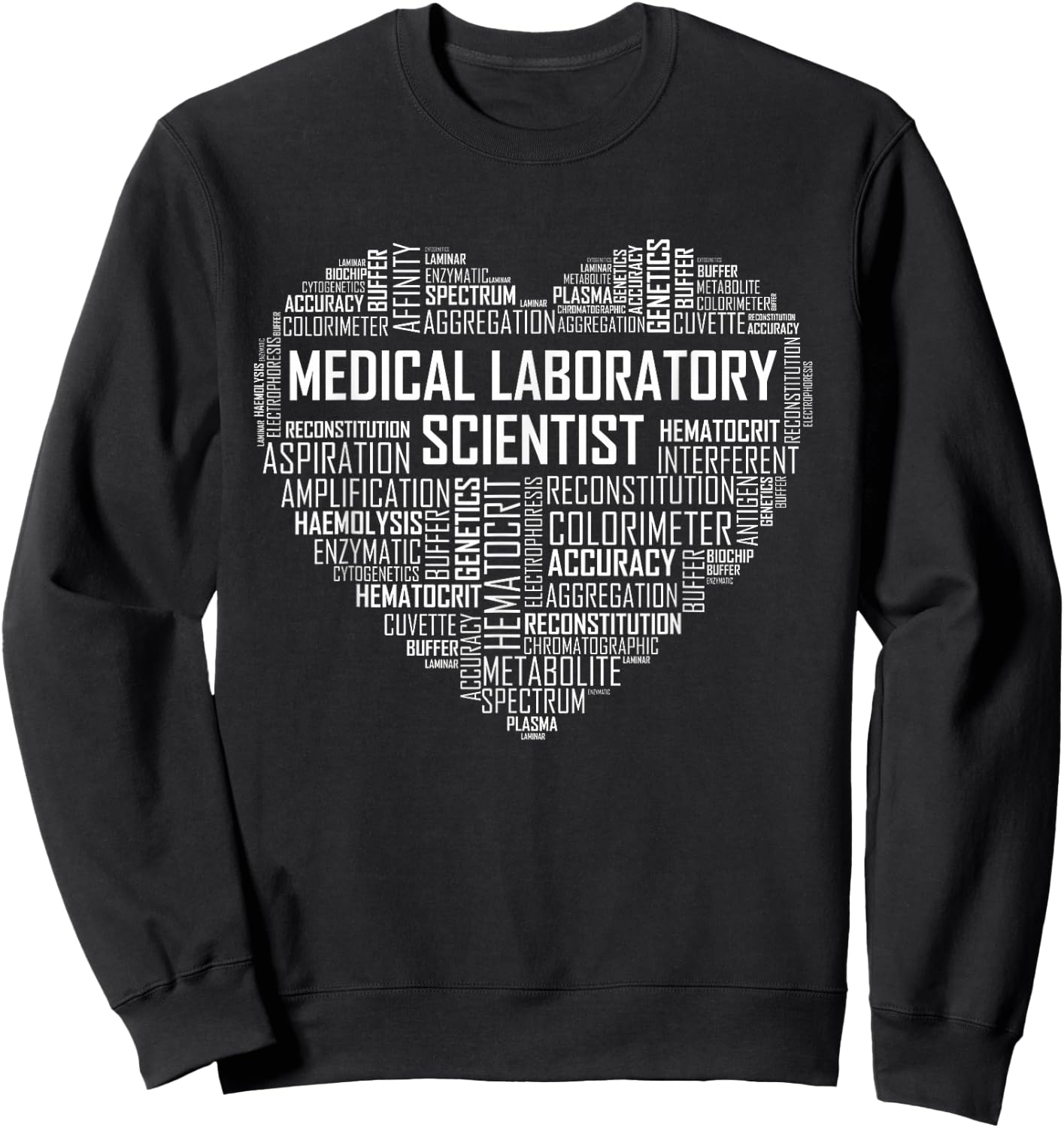 CLS Medical Laboratory Scientist T Shirt Clinical Week Gift Sweatshirt - Sweatshirt | Black