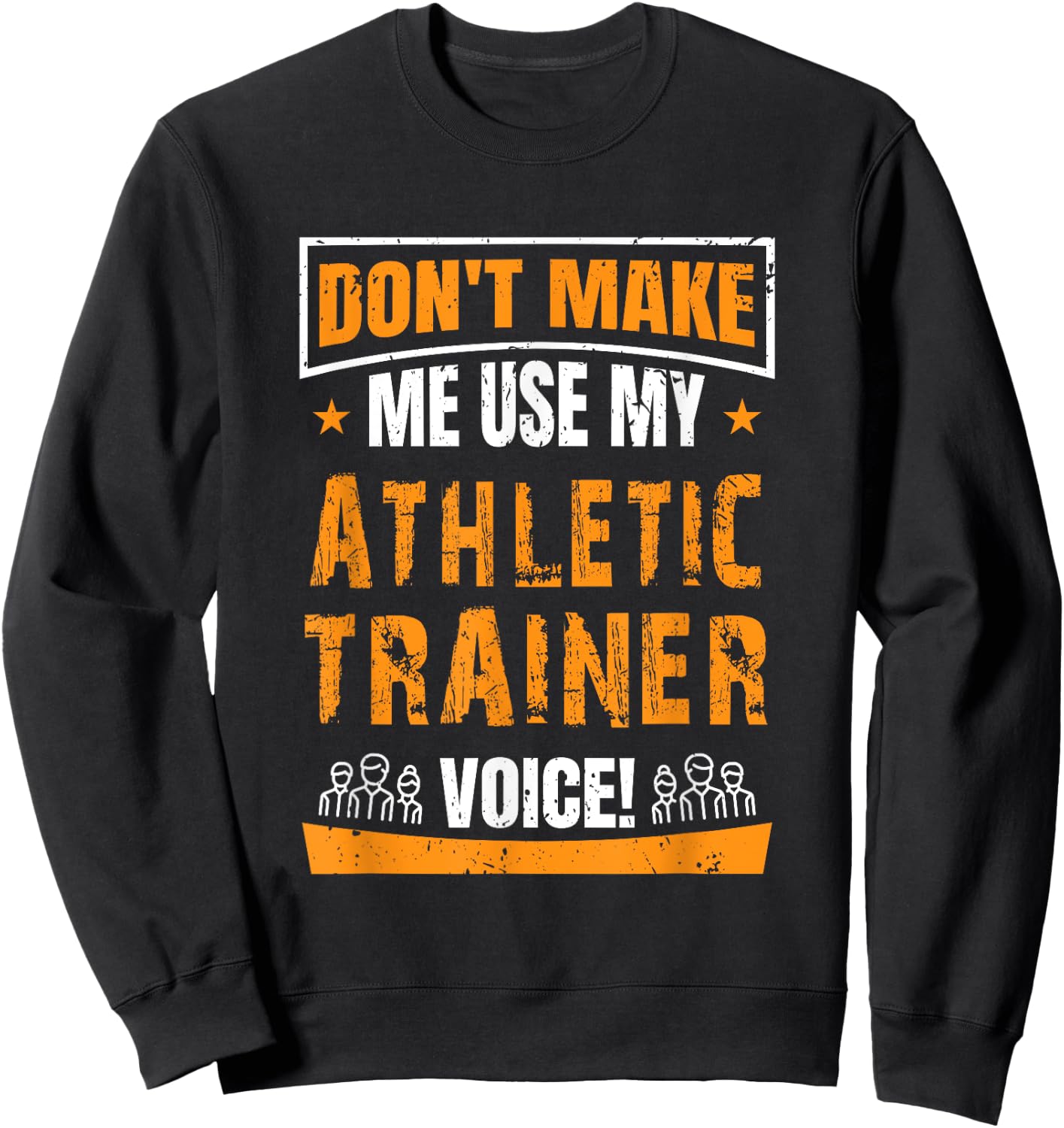 Funny AT Certified Athletic Trainer T Shirt Gift Saying Sweatshirt - Sweatshirt | Black