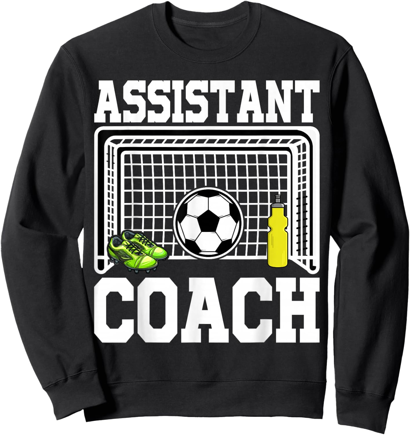 Assistant Soccer Coach Sweatshirt - Sweatshirt | Black