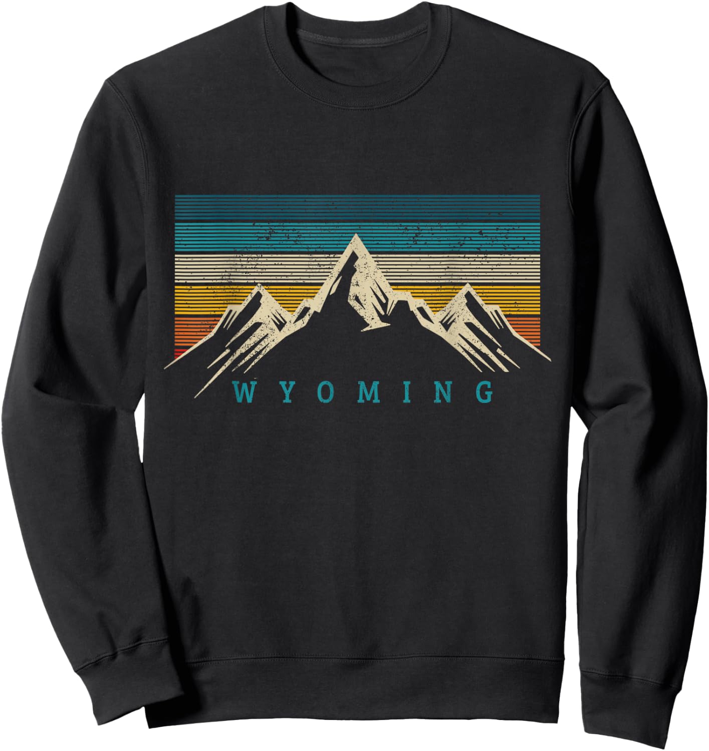 Wyoming Vintage Black Wyoming Sweatshirt - Sweatshirt | Black