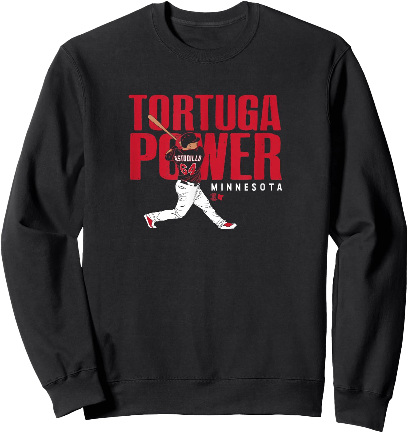 Officially Licensed Willians Astudillo - Tortuga Power Sweatshirt - Sweatshirt | Black