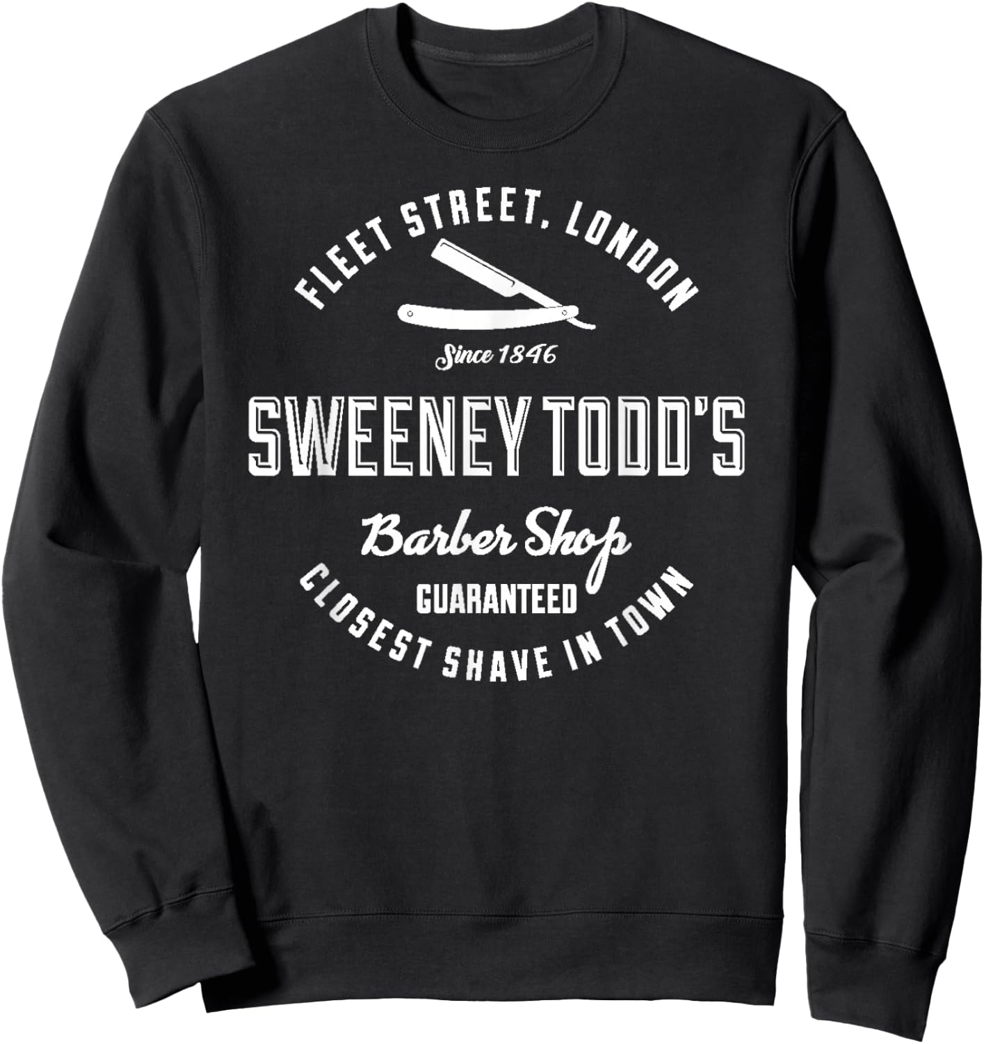 Sweeney Todd's Barber Shop Sweatshirt - Sweatshirt | Black