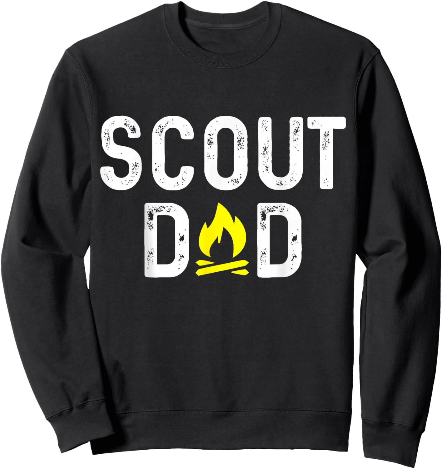 Scout Mom And Dad Gift Scouting Dad - Black - Men's Small Sweatshirt - Sweatshirt | Black