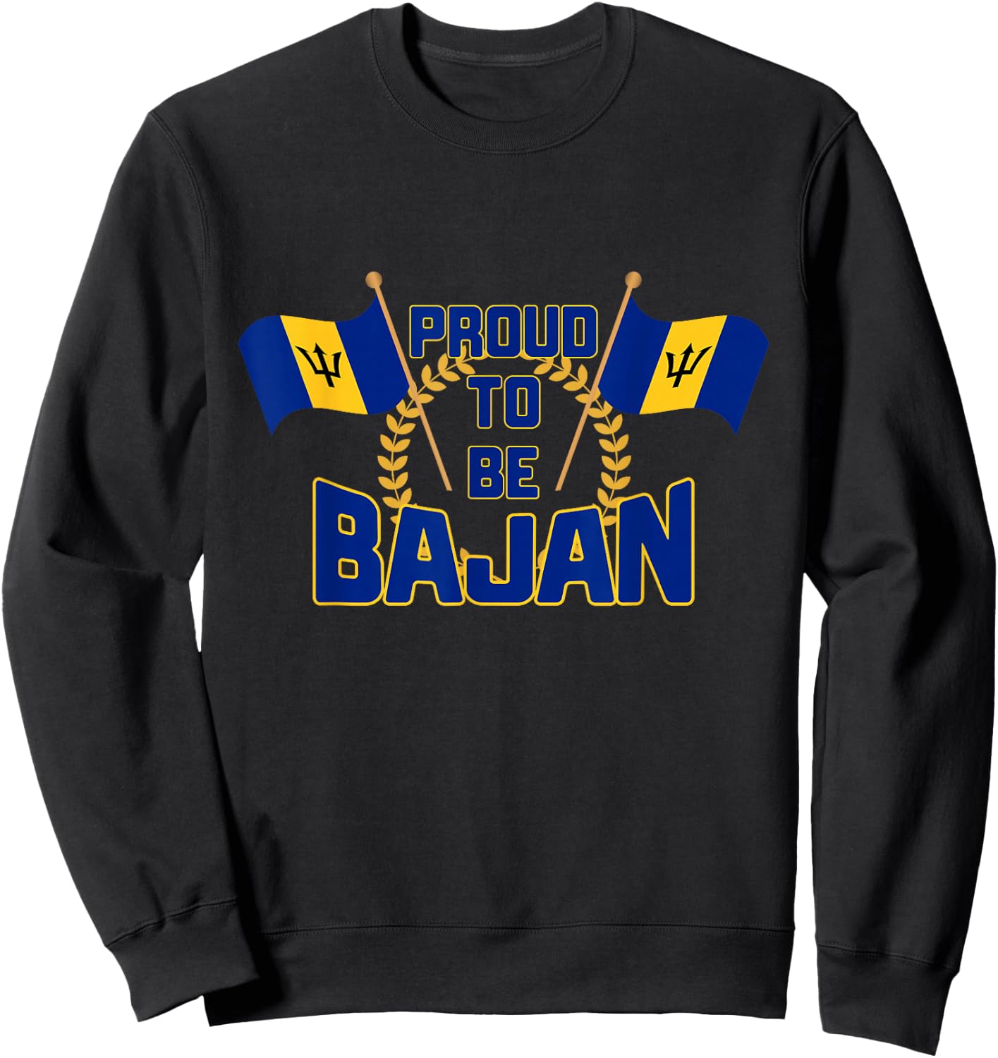 Barbados t shirts Proud to be bajan Sweatshirt - Sweatshirt | Black