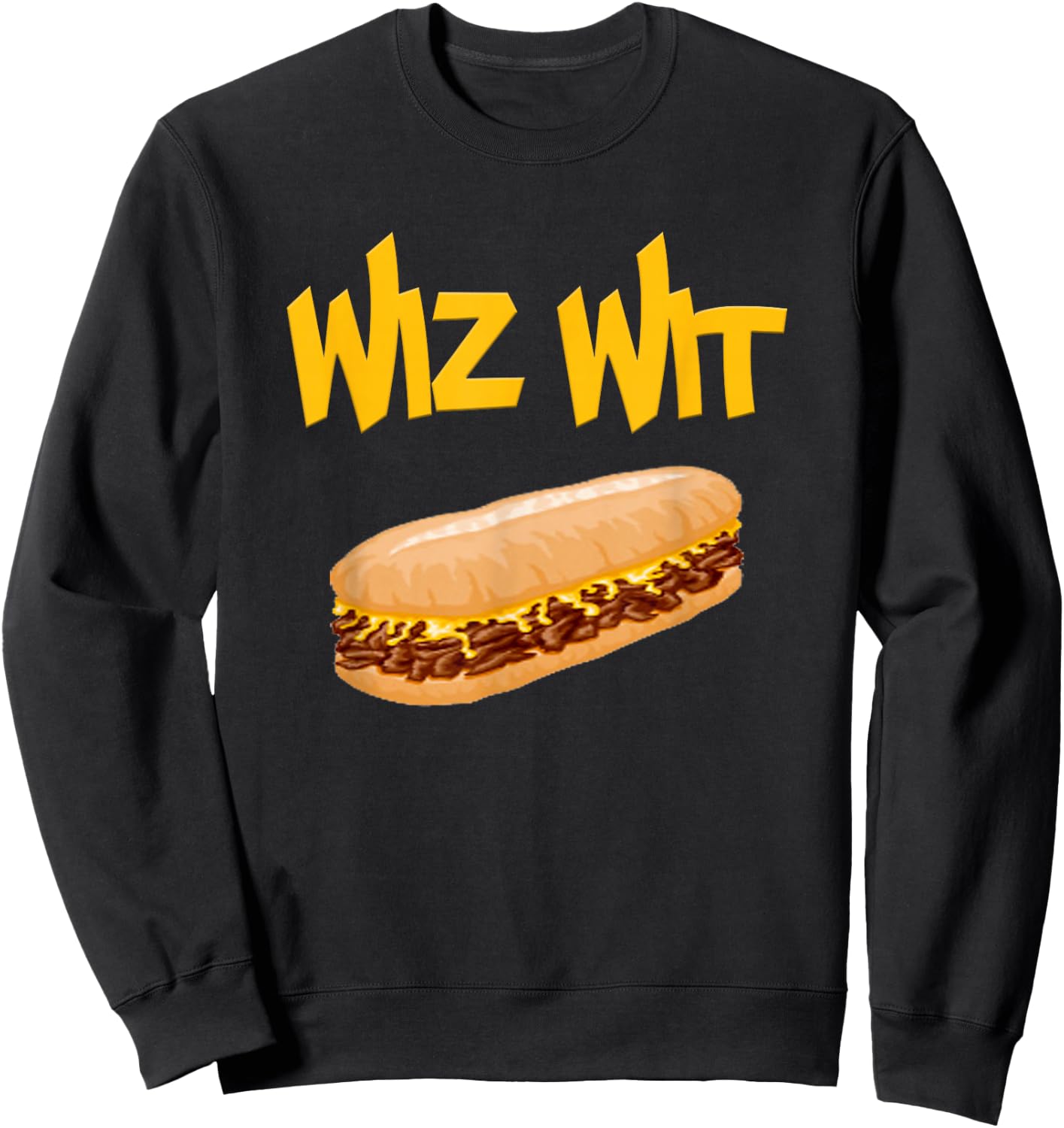 Wiz Wit Cheesesteak Shirt Sweatshirt - Sweatshirt | Black