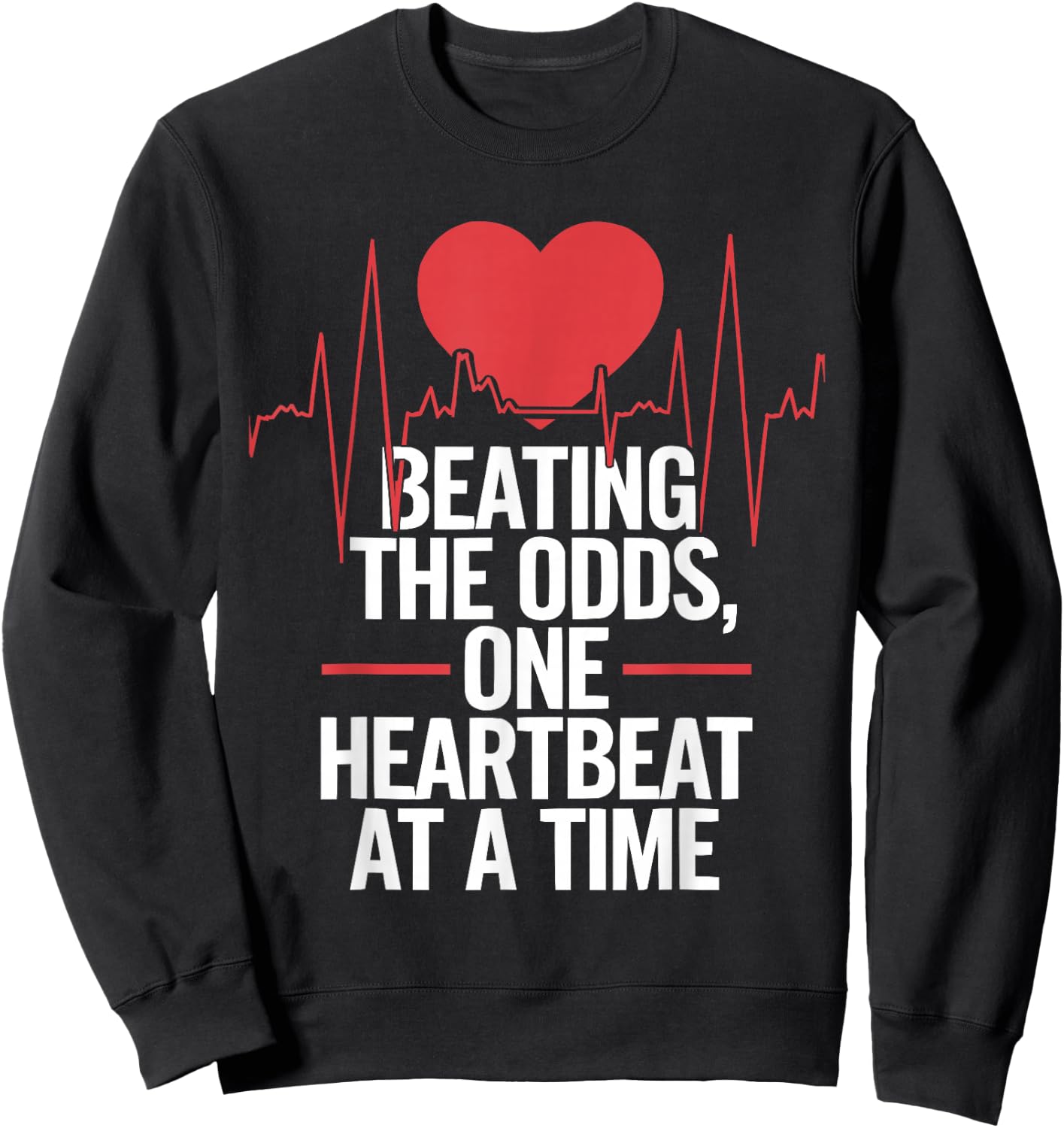 Congestive Heart Failure Chronic Disease CHF Awareness Sweatshirt - Sweatshirt | Black