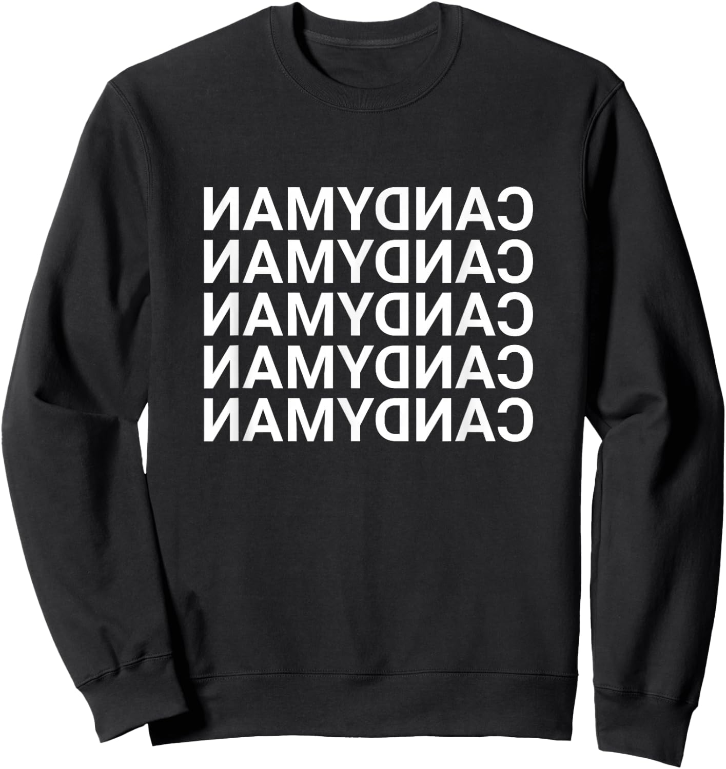 Candyman Backwards Mirror Shirt Sweatshirt - Sweatshirt | Black