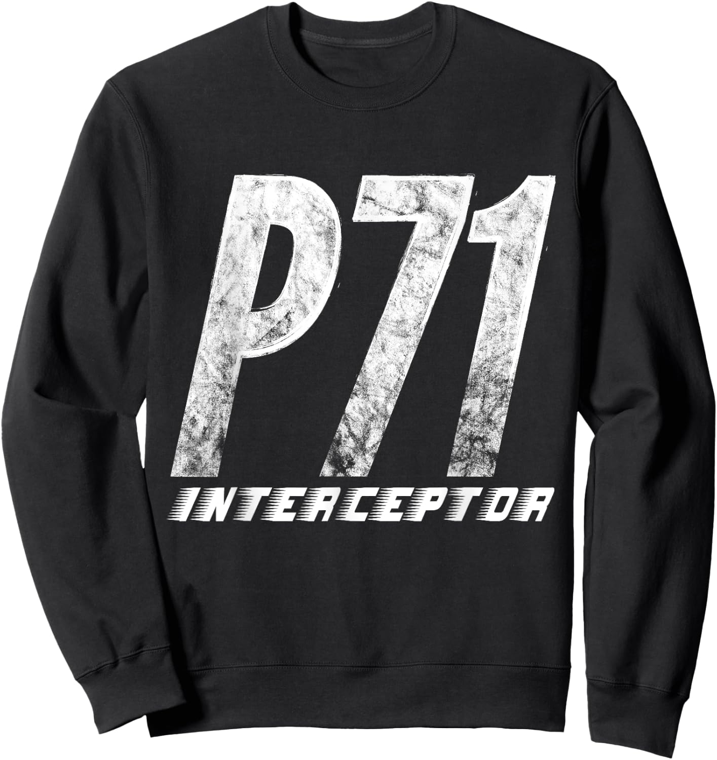 Crown Vic Interceptor P71 Cop Car T Shirt Sweatshirt - Sweatshirt | Black