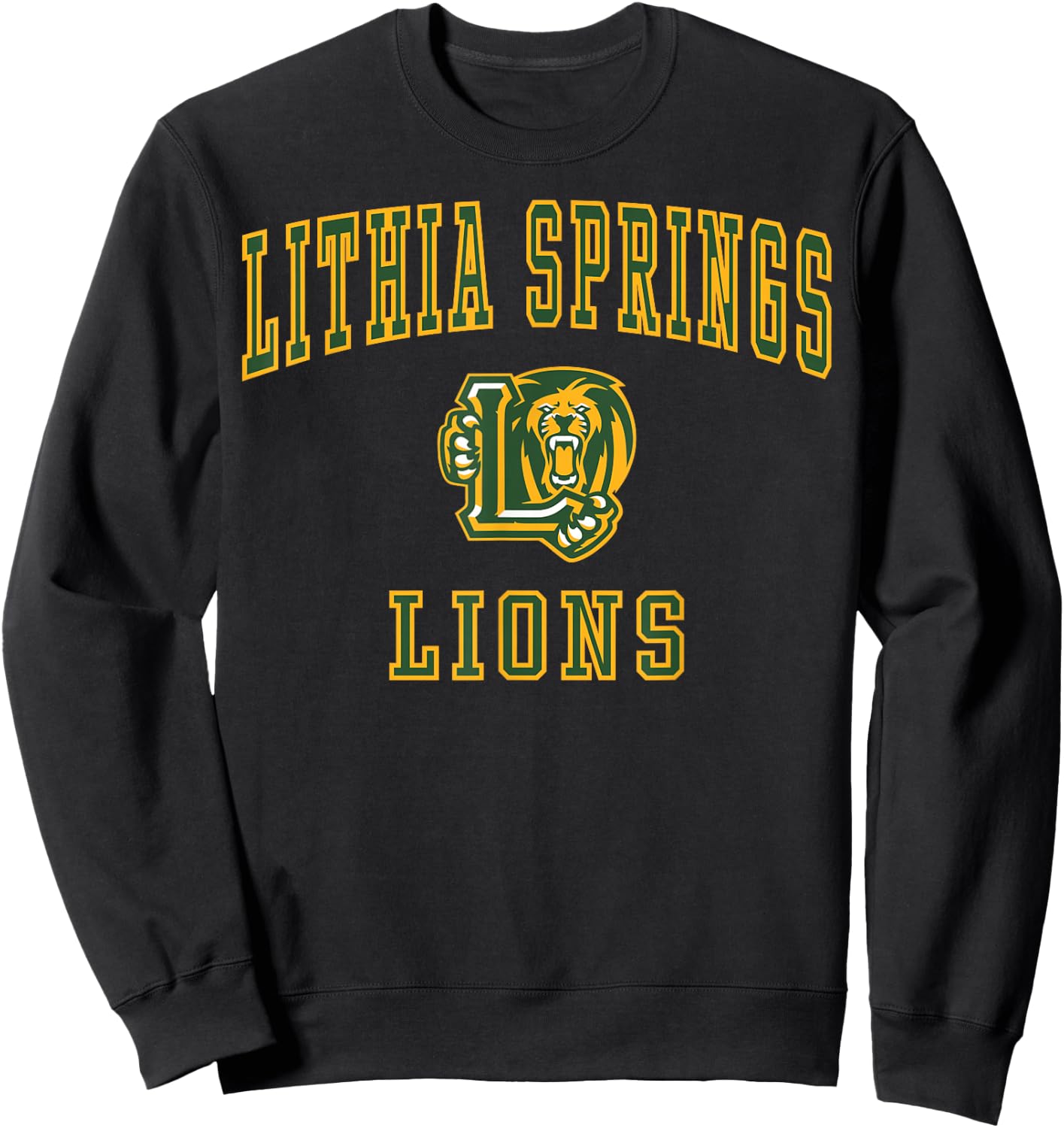 Lithia Springs High School Lions C1 Sweatshirt - Sweatshirt | Black