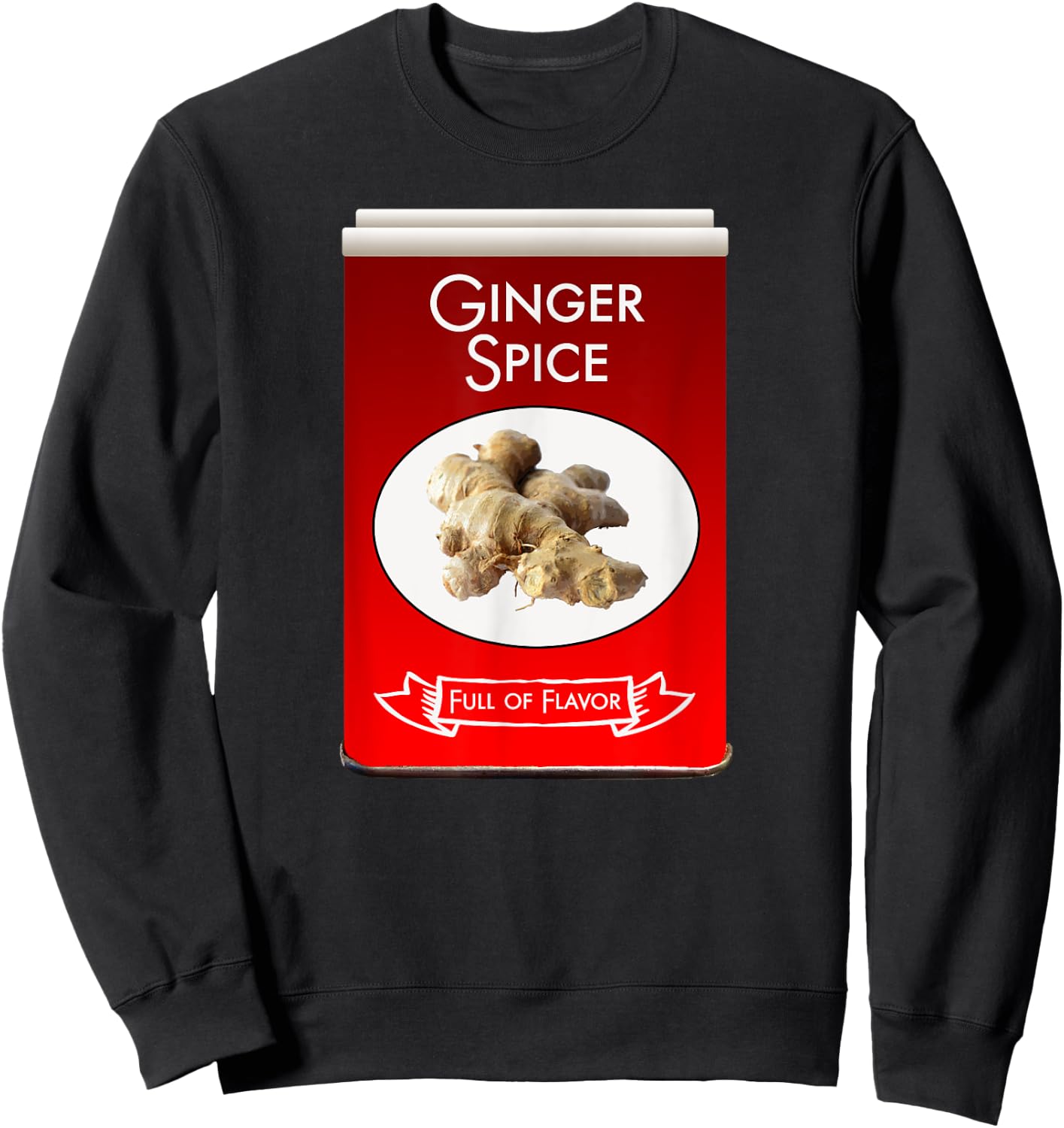 Ginger Halloween Costume Spice Group Costumes Shirt Sweatshirt - Sweatshirt | Black