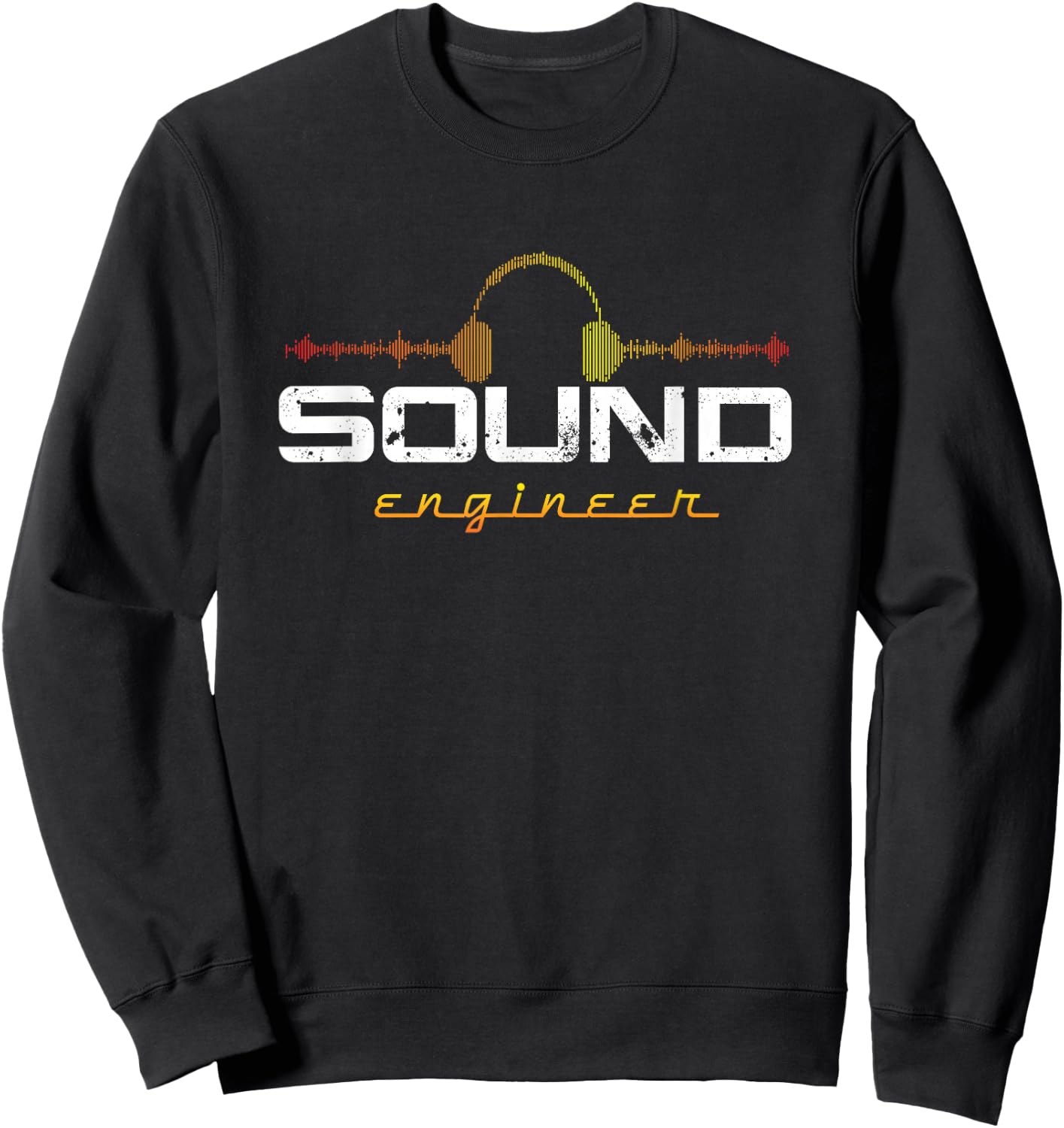 DJ Music Producer Sound Engineer Audio Gift Sweatshirt - Sweatshirt | Black