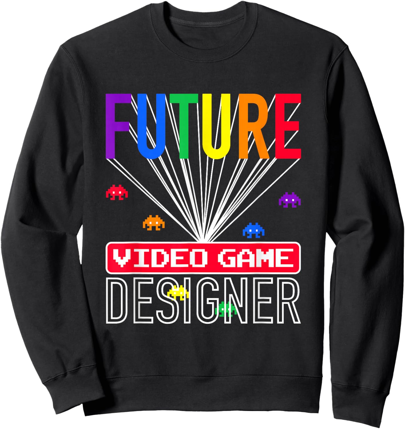 Video Game Shirt Future Video Game Designer Kids Sweatshirt - Sweatshirt | Black