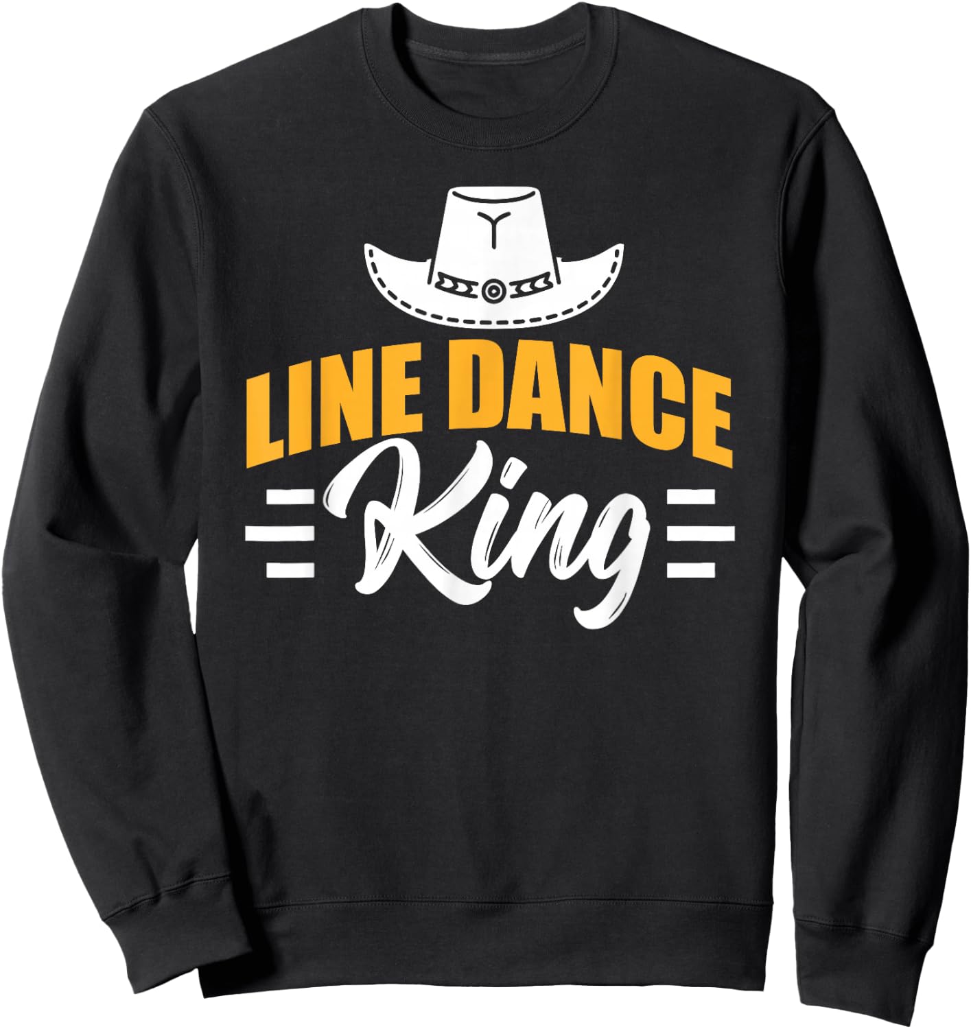 Line Dance Line Dance King for Line Dancers Sweatshirt - Sweatshirt | Black