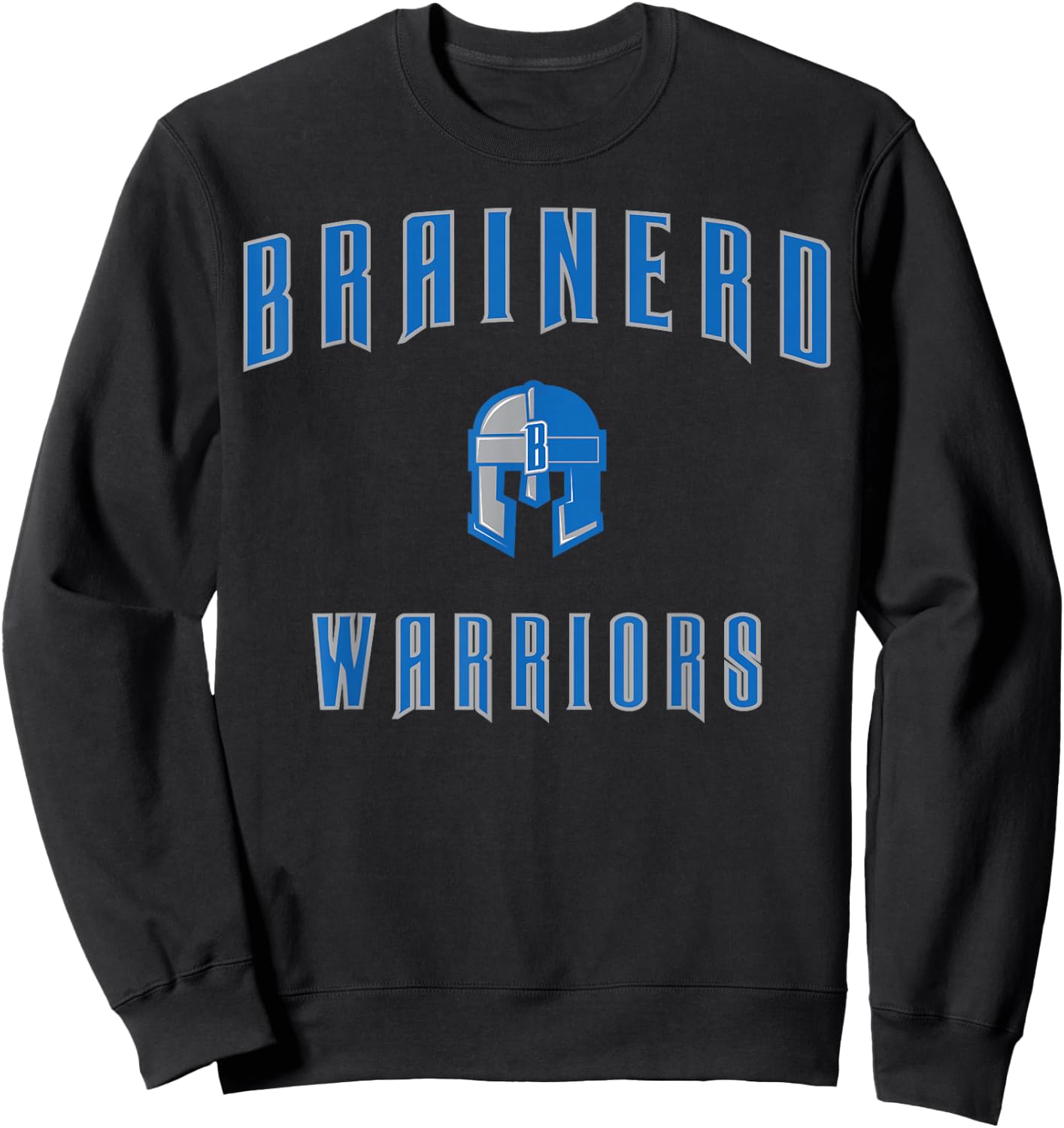 Brainerd High School Warriors Sweatshirt - Sweatshirt | Black