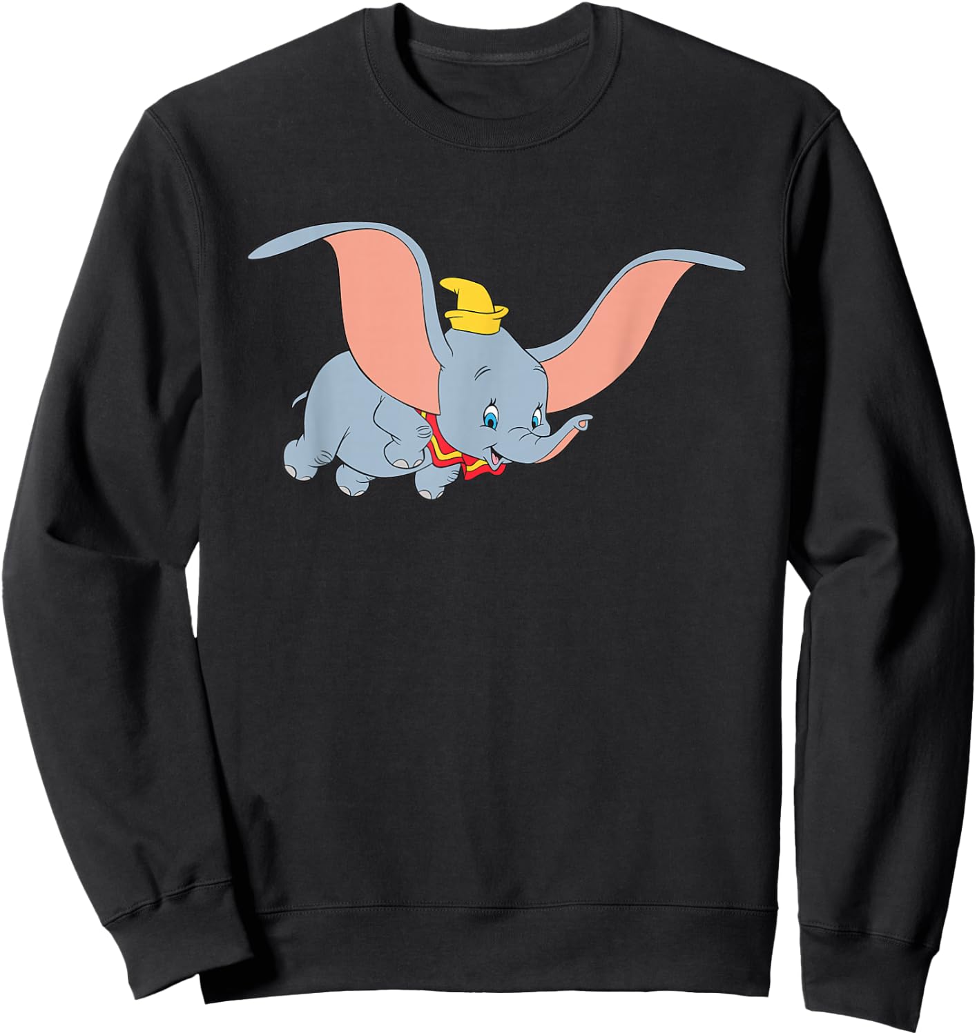 Disney Classic Dumbo Flying Elephant Sweatshirt - Sweatshirt | Black