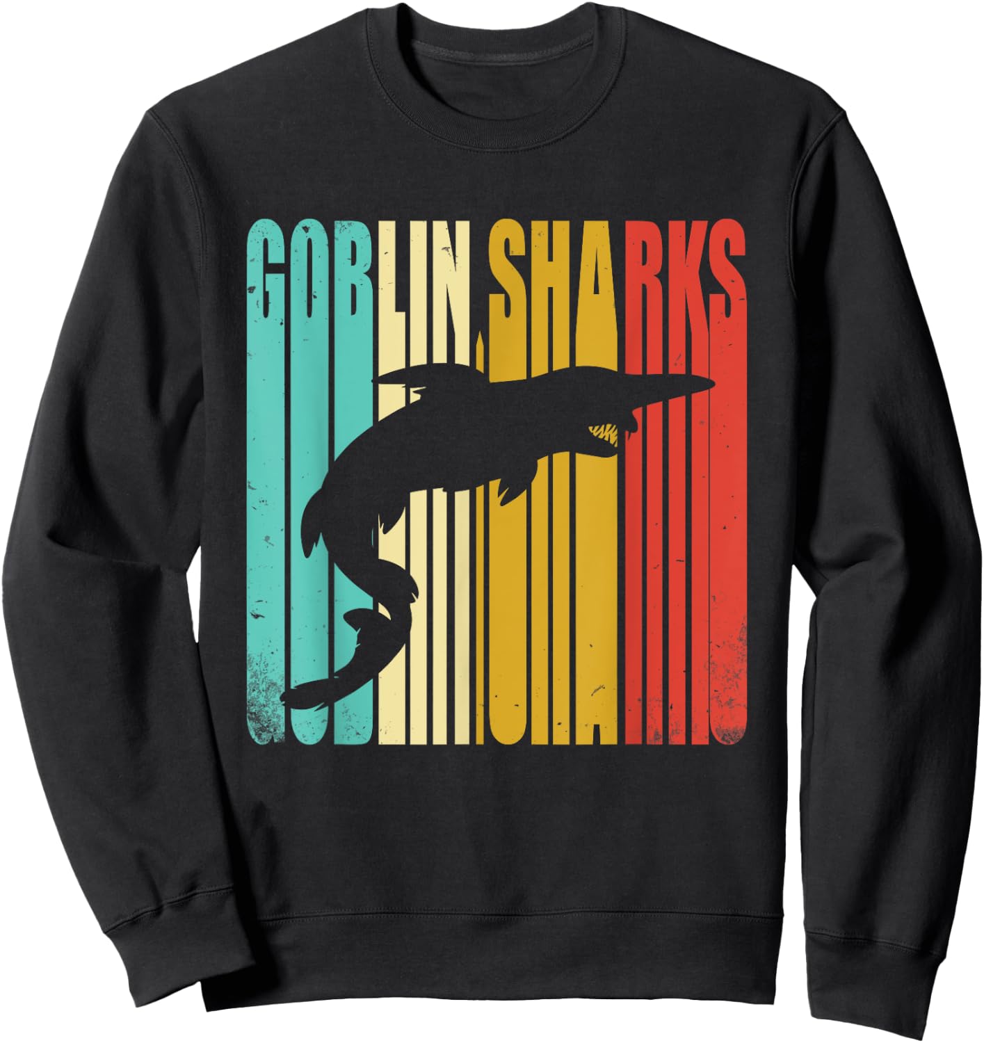 Vintage Goblin Sharks Shirt Sweatshirt - Sweatshirt | Black