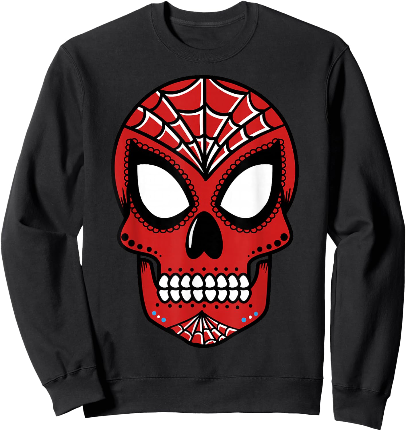 Marvel Spider-Man Sugar Skull Sweatshirt - Sweatshirt | Black