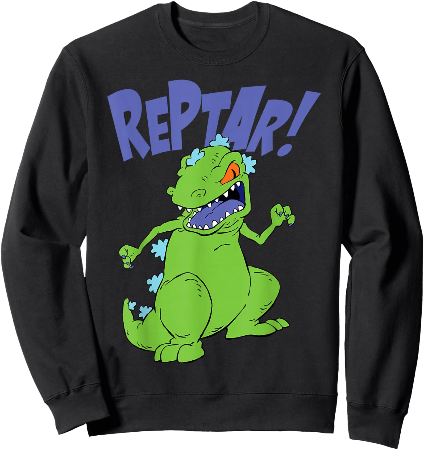 Nickelodeon Rugrats Reptar Destroy Sweatshirt - Sweatshirt | Black