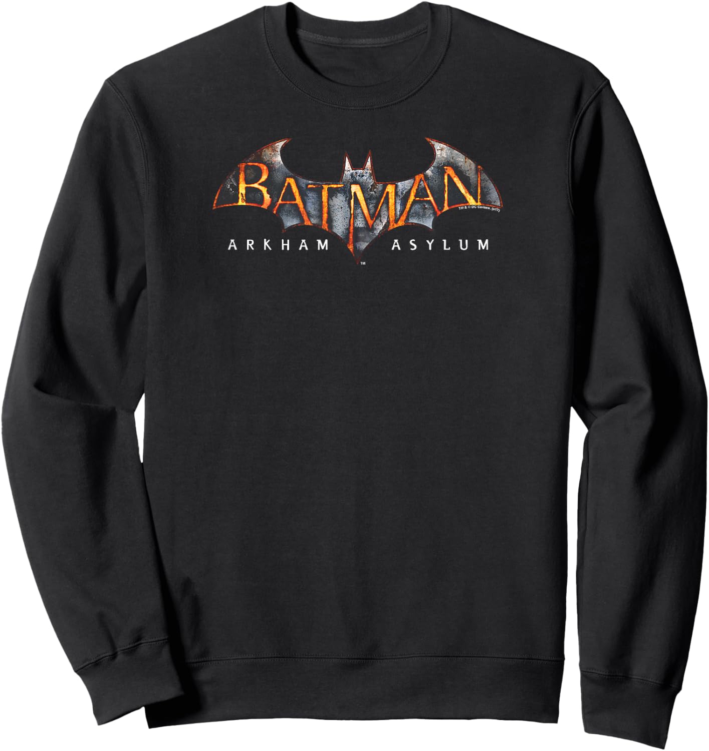 Batman: Arkham Asylum Logo Sweatshirt - Sweatshirt | Black