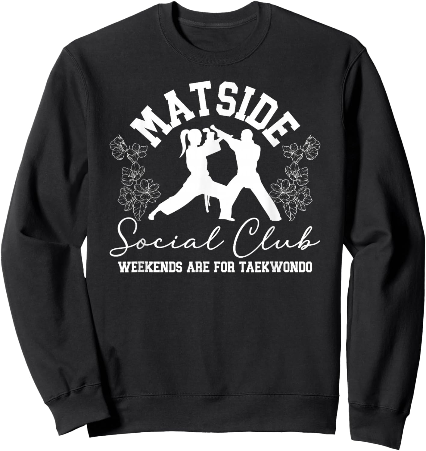 Matside Social Club Taekwondo Mom Taekwondo Mama Sweatshirt - Sweatshirt | Black