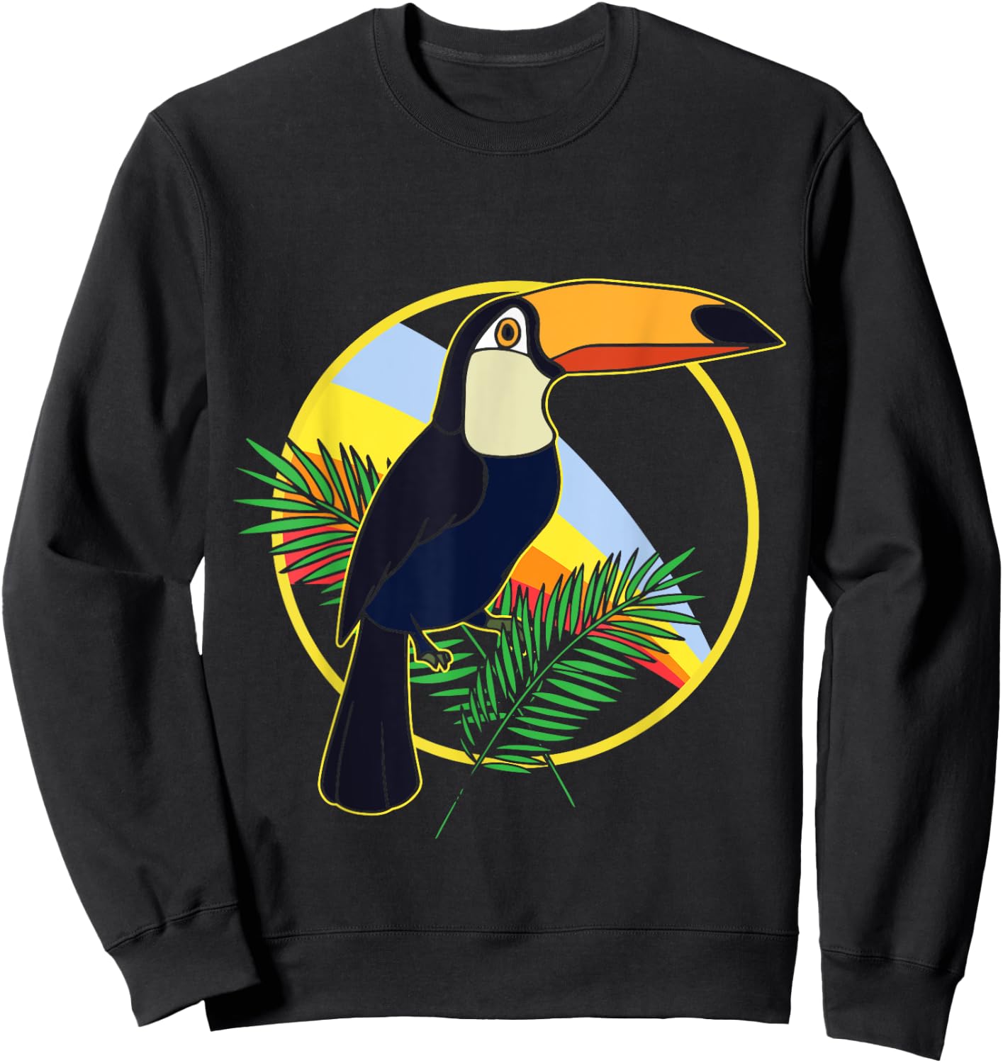 Summer Gift Tropic Toucan Sweatshirt - Sweatshirt | Black