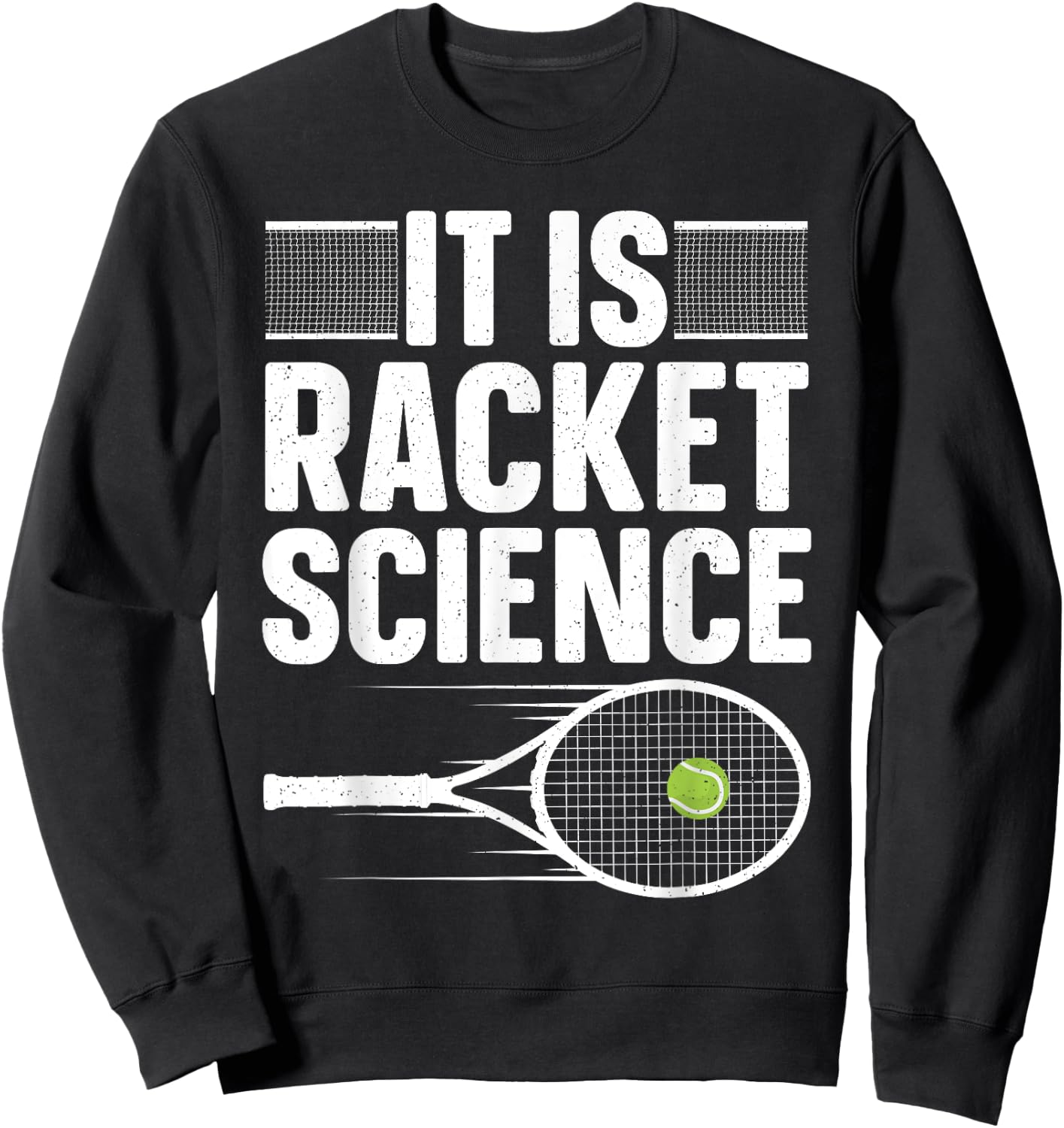Cool Tennis Design Women Tennis Lover Tennis Player Sweatshirt - Sweatshirt | Black