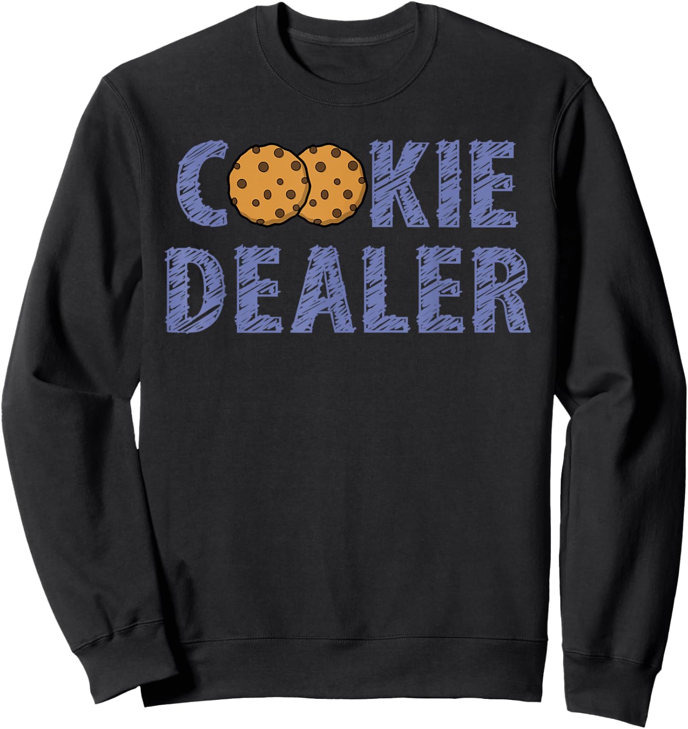 Scout Shirt Girl Funny Cookie Dealer Troop Leader Gift Shirt Sweatshirt - Sweatshirt | Black