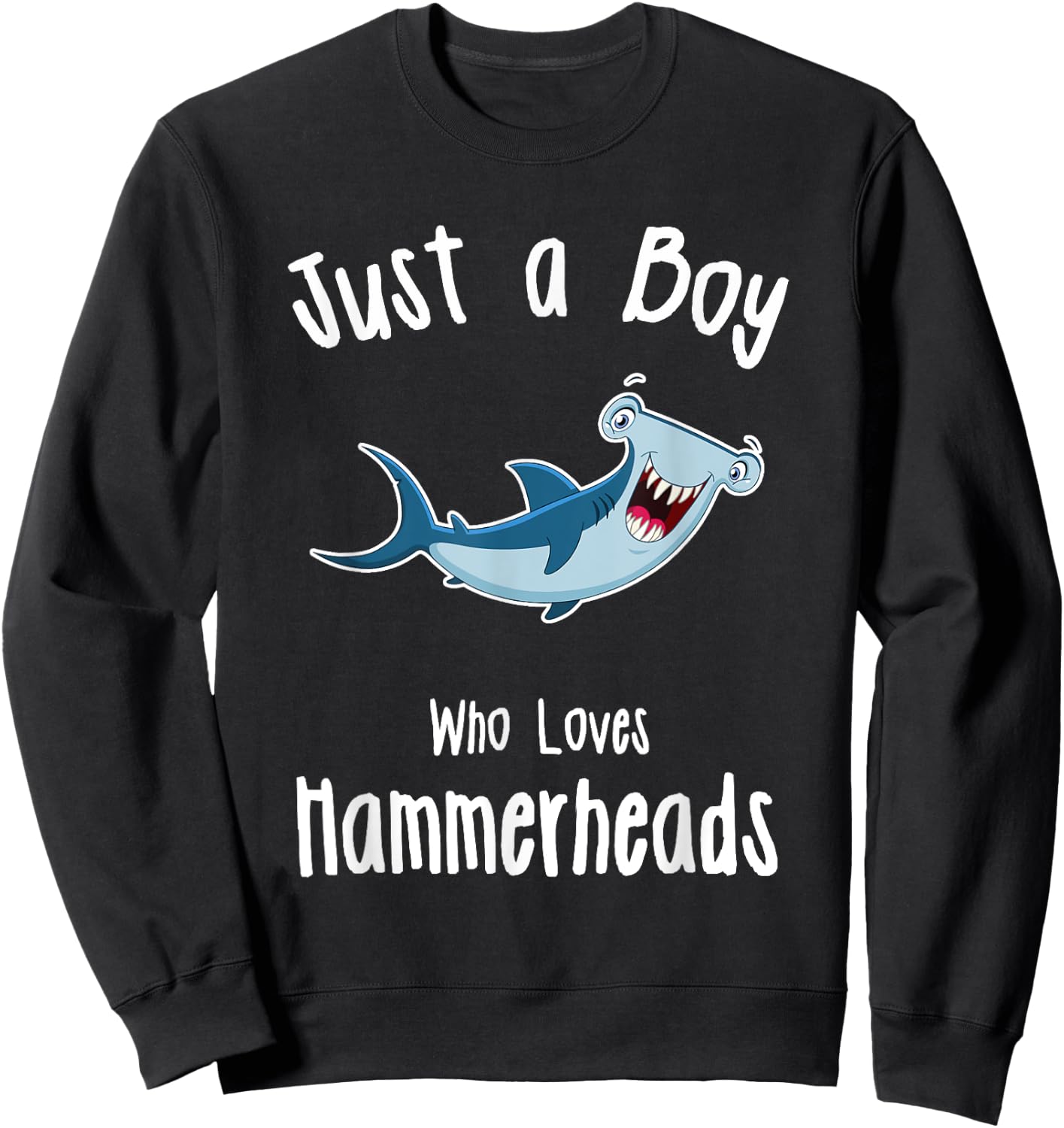 Hammerhead Shark Gift Sweatshirt - Sweatshirt | Black